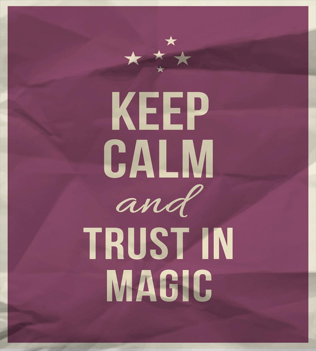 Trust in Magic Purple — Pattern