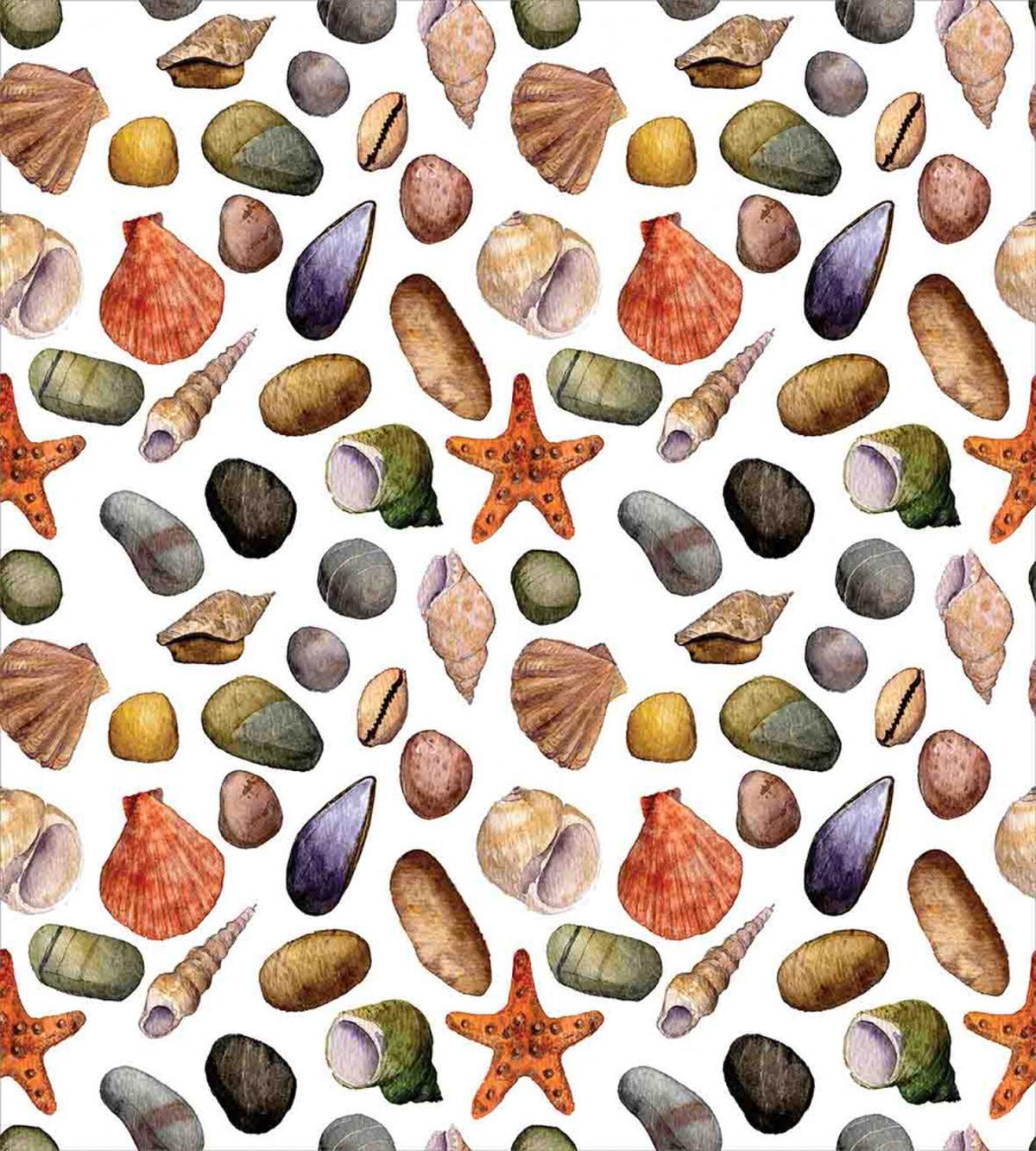 Watercolor Sea Elements — Pattern