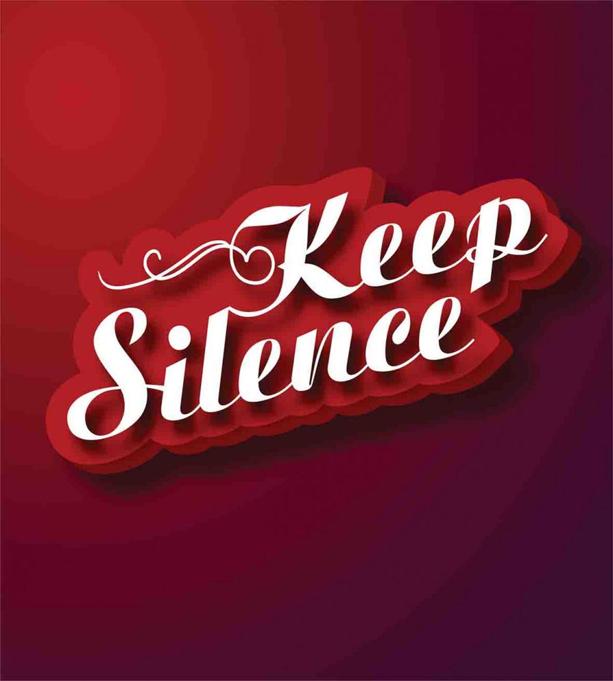 Keep Silence Modern Text — Pattern
