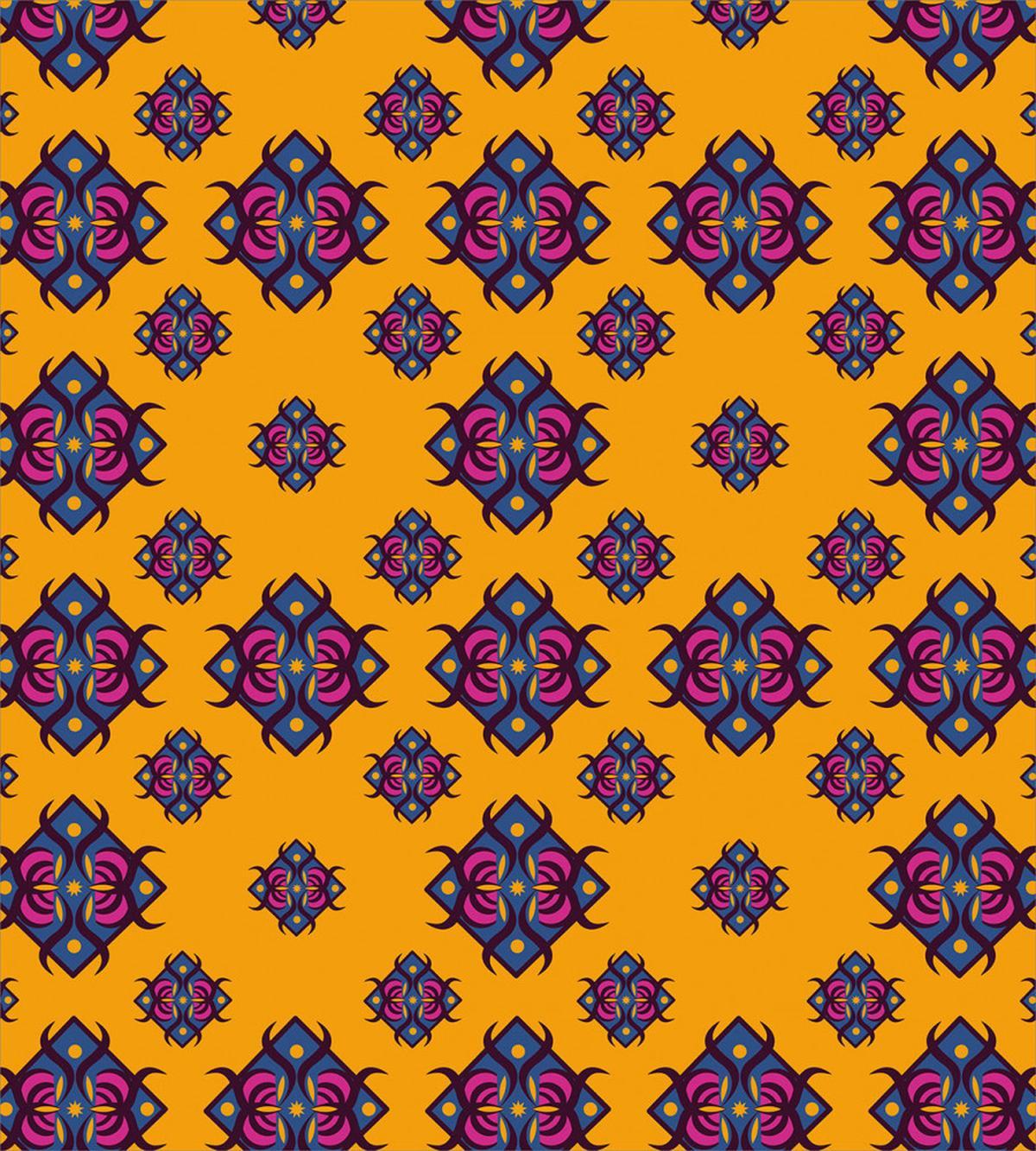 Diamond Shaped Art Design — Pattern