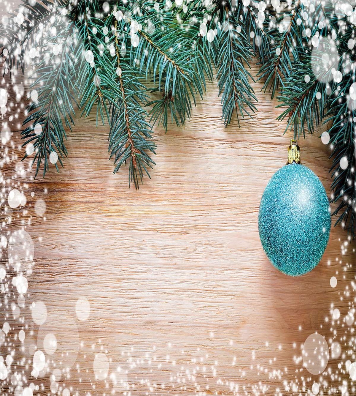 Pine Branches and Ball — Pattern