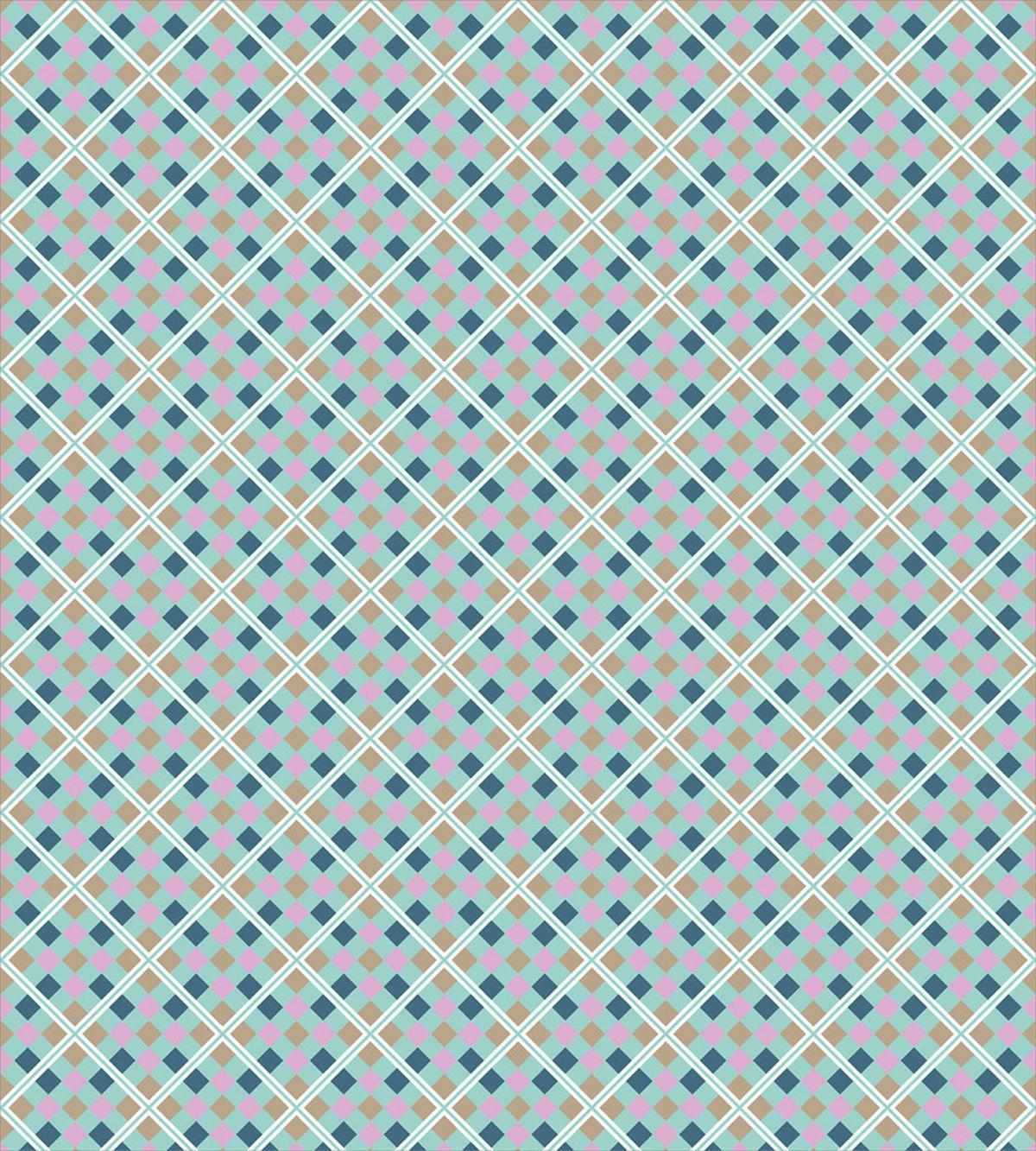 Diagonal Squares Geometric — Pattern