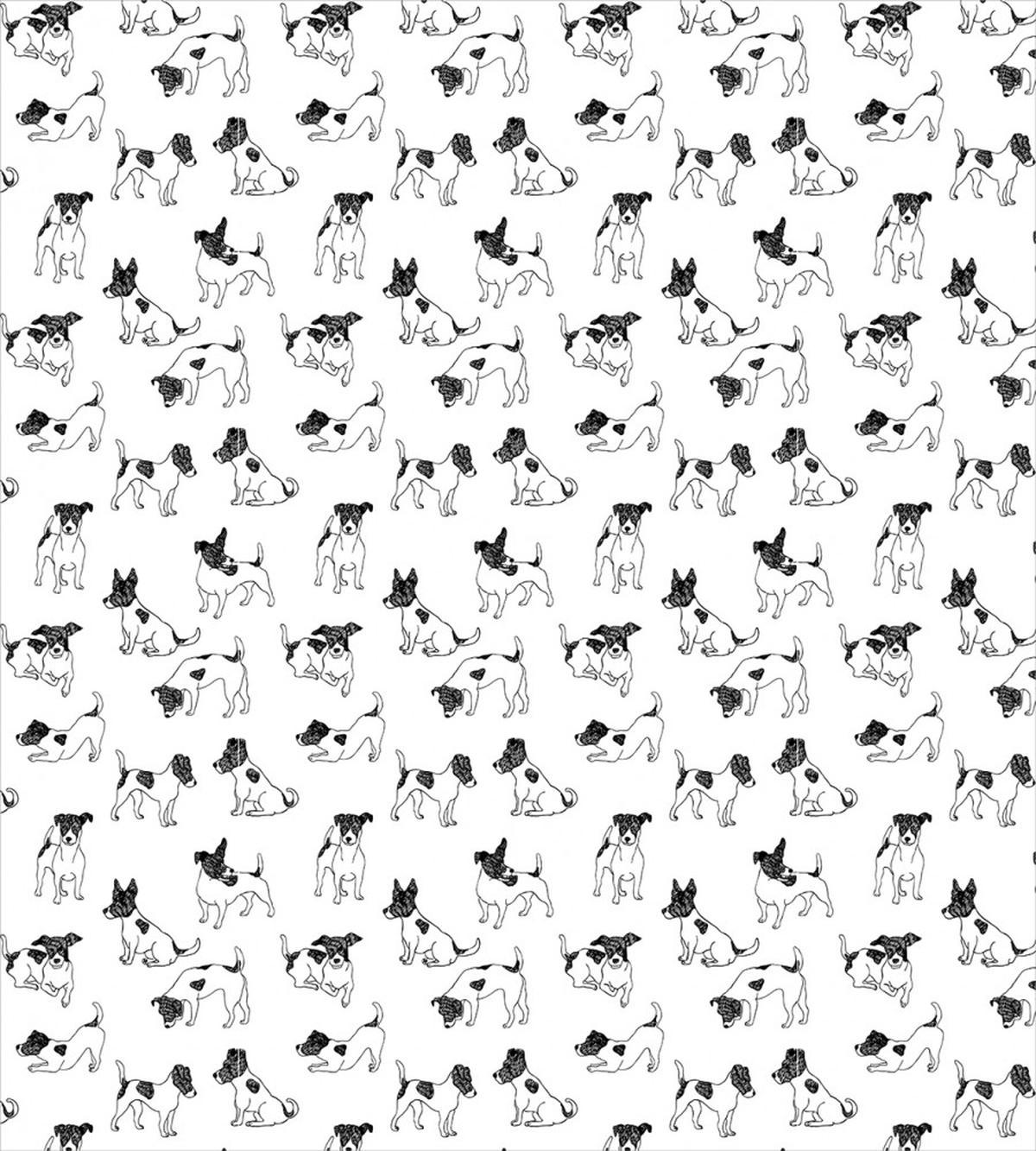 Sketch Style Terriers — Pattern