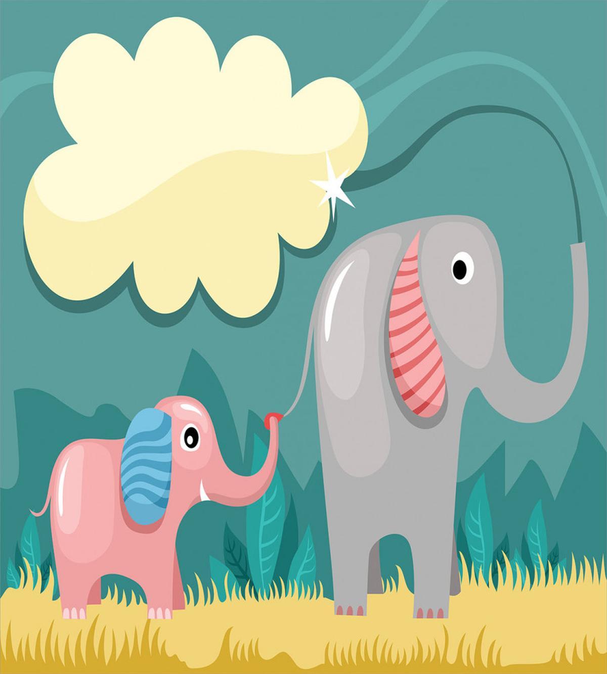 Pastel Baby Animal — Pattern