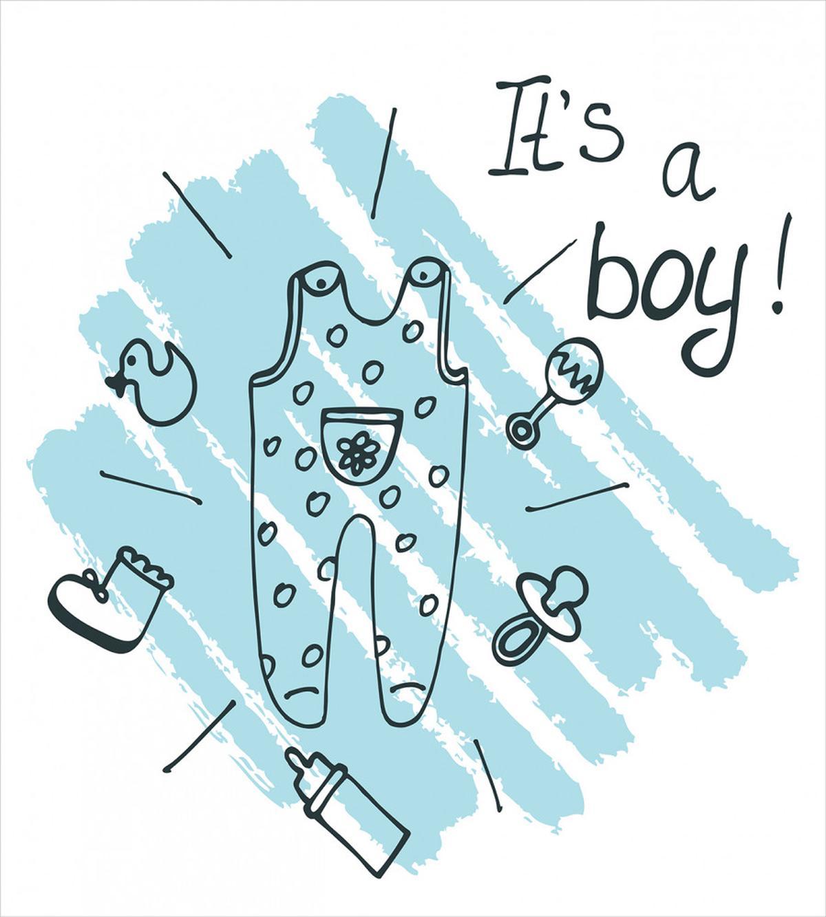Its a Boy Paintbrush — Pattern