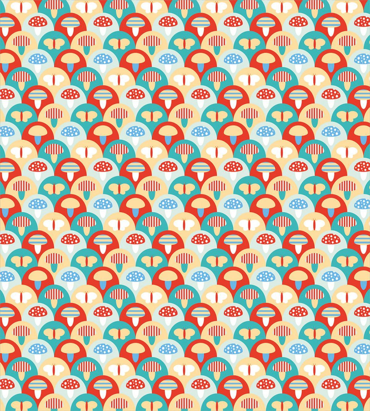 Toadstools Butterflies — Pattern