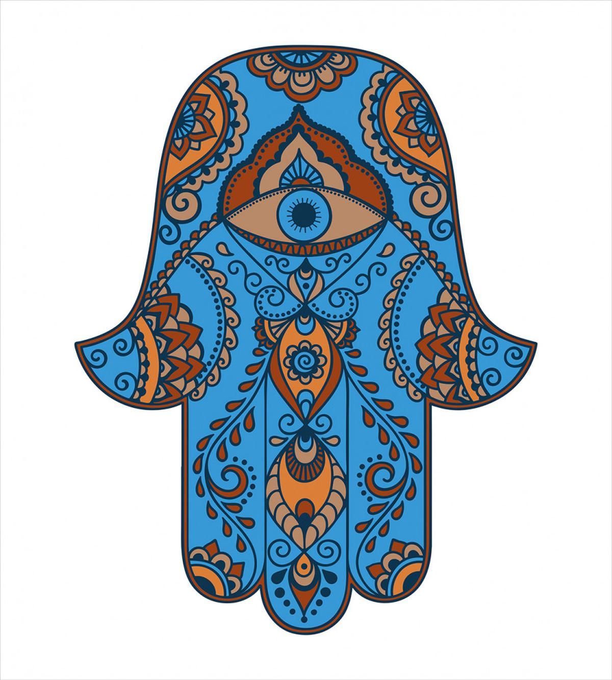 Curly Paisley Vintage Eye — Pattern