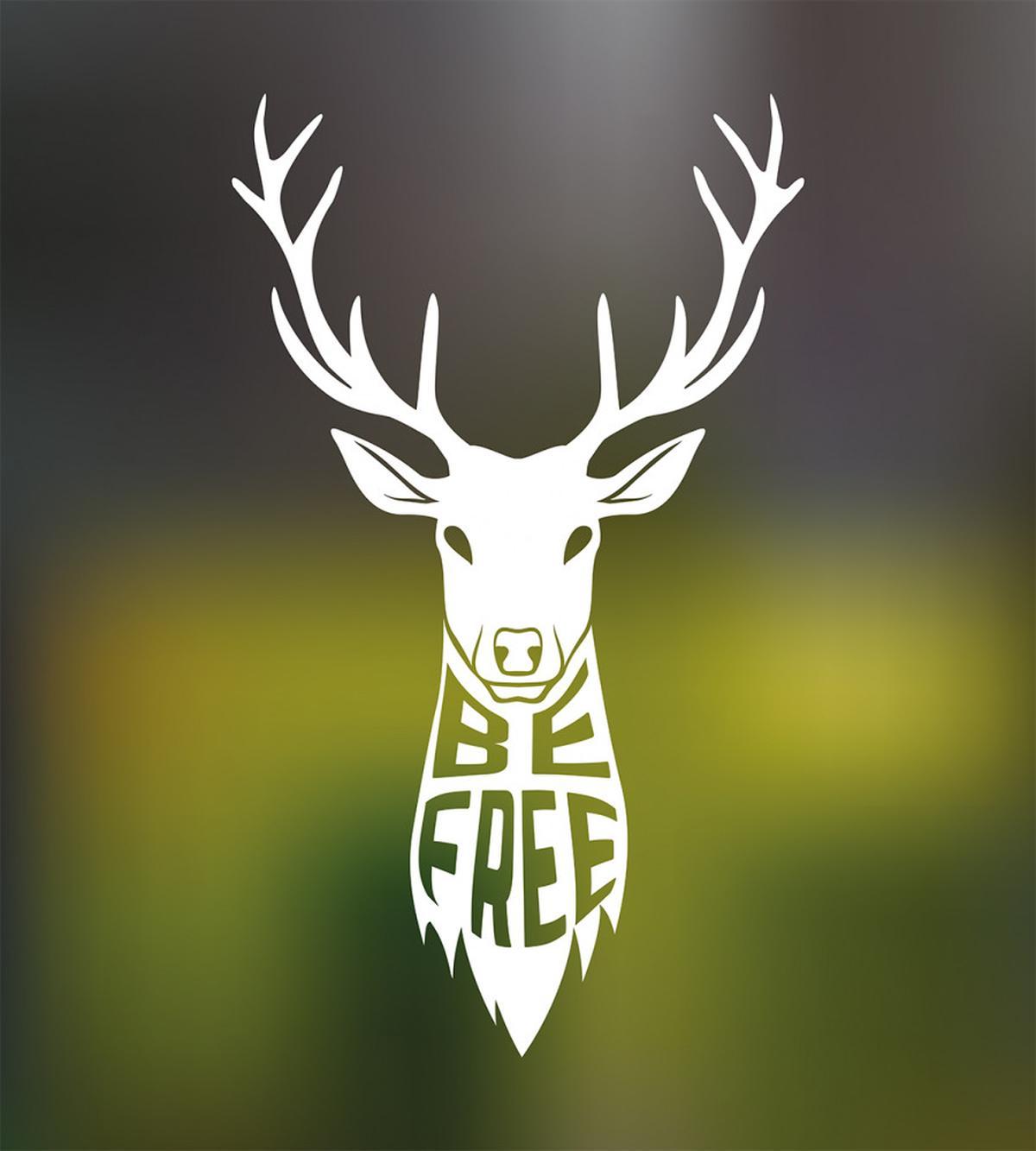 Deer Head Art — Pattern