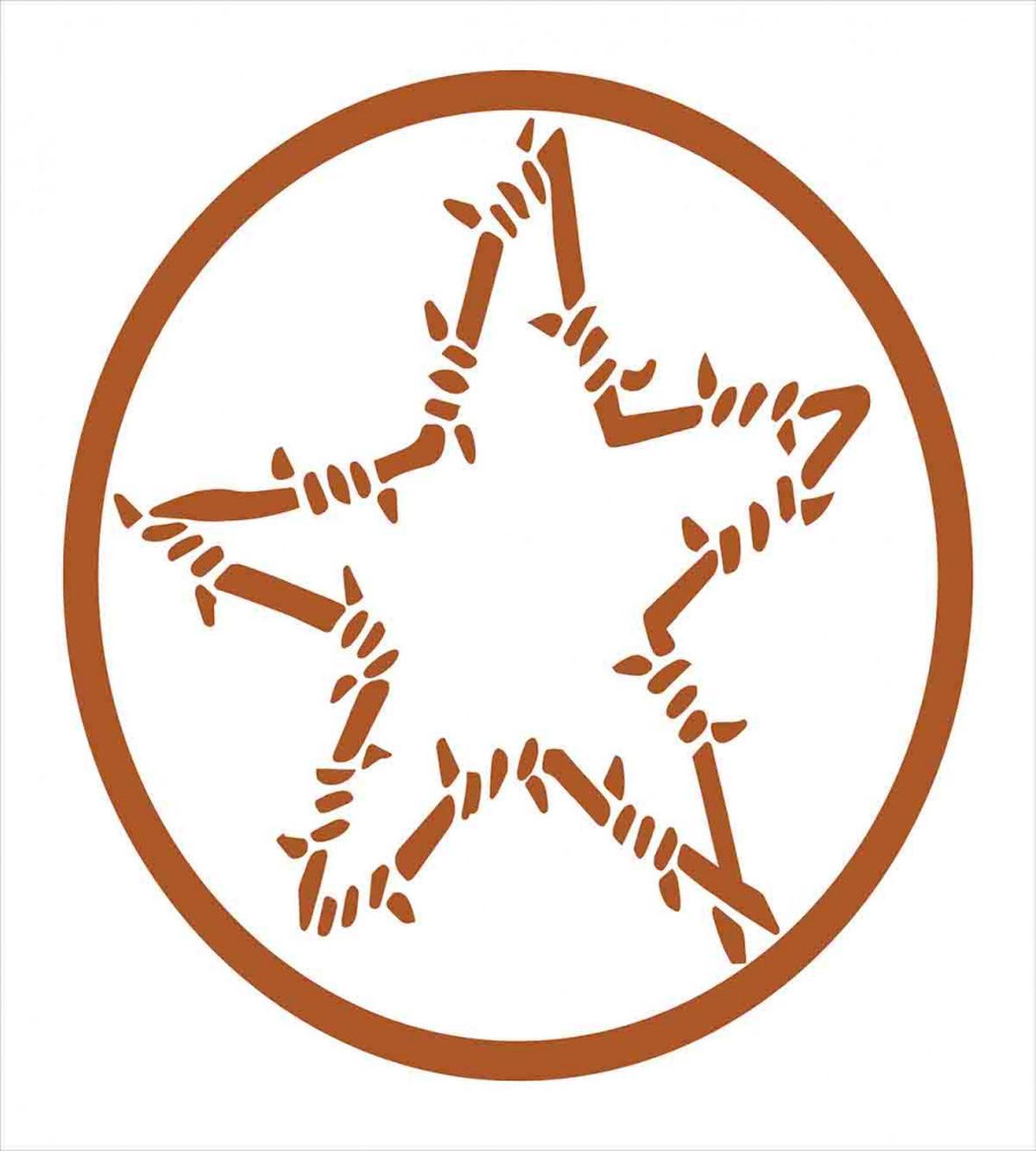 Barbed Wire Star — Pattern