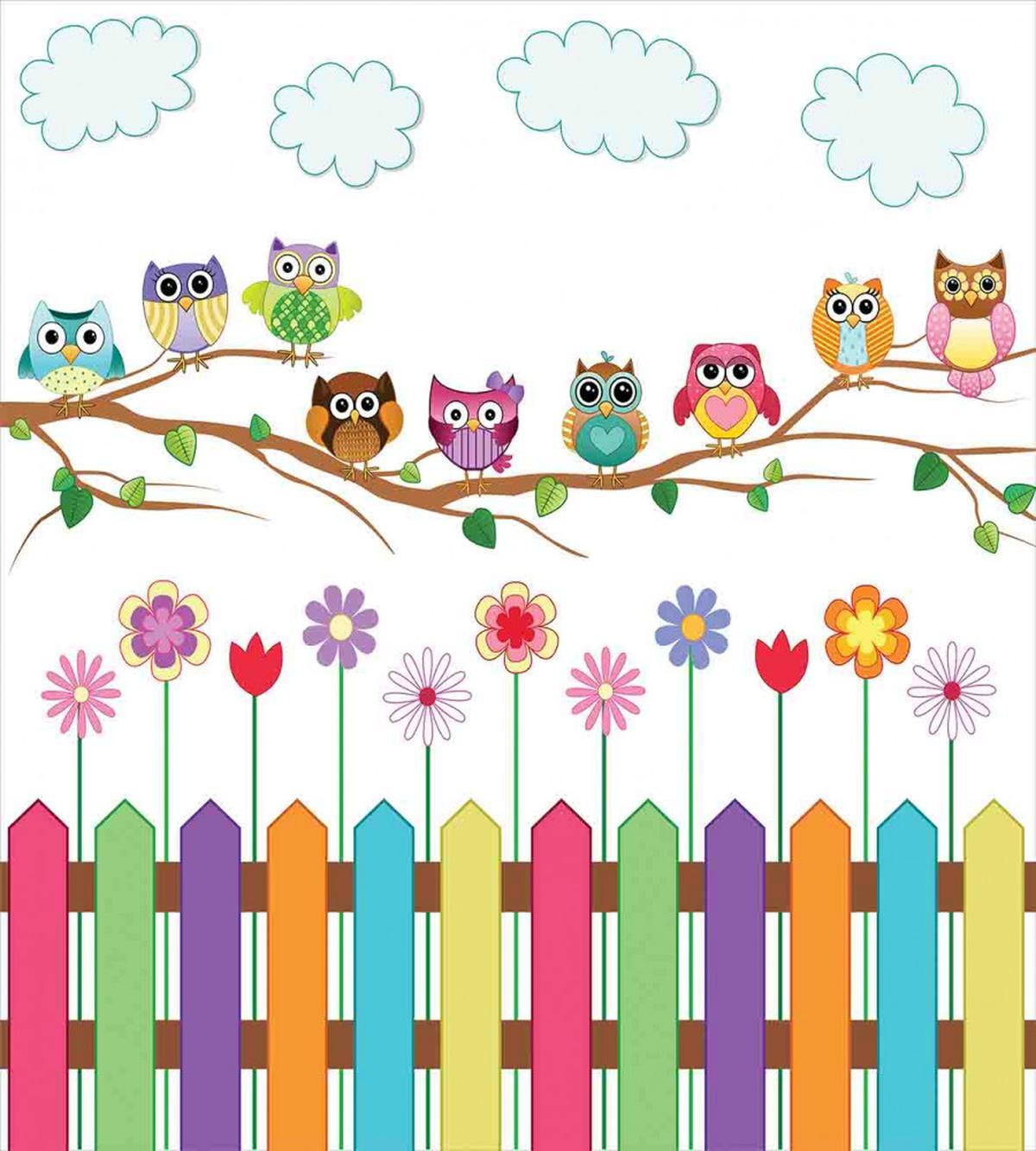 Bird on Branch Sunny Day — Pattern