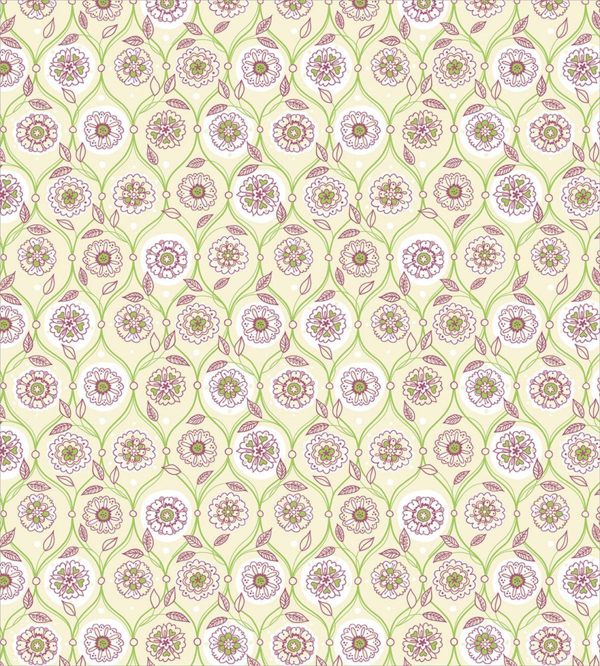Vintage Flowers Spring Art — Pattern