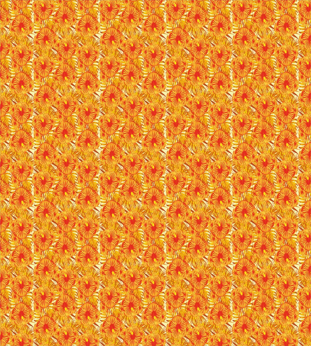 Tropic Hibiscus and Monstera — Pattern