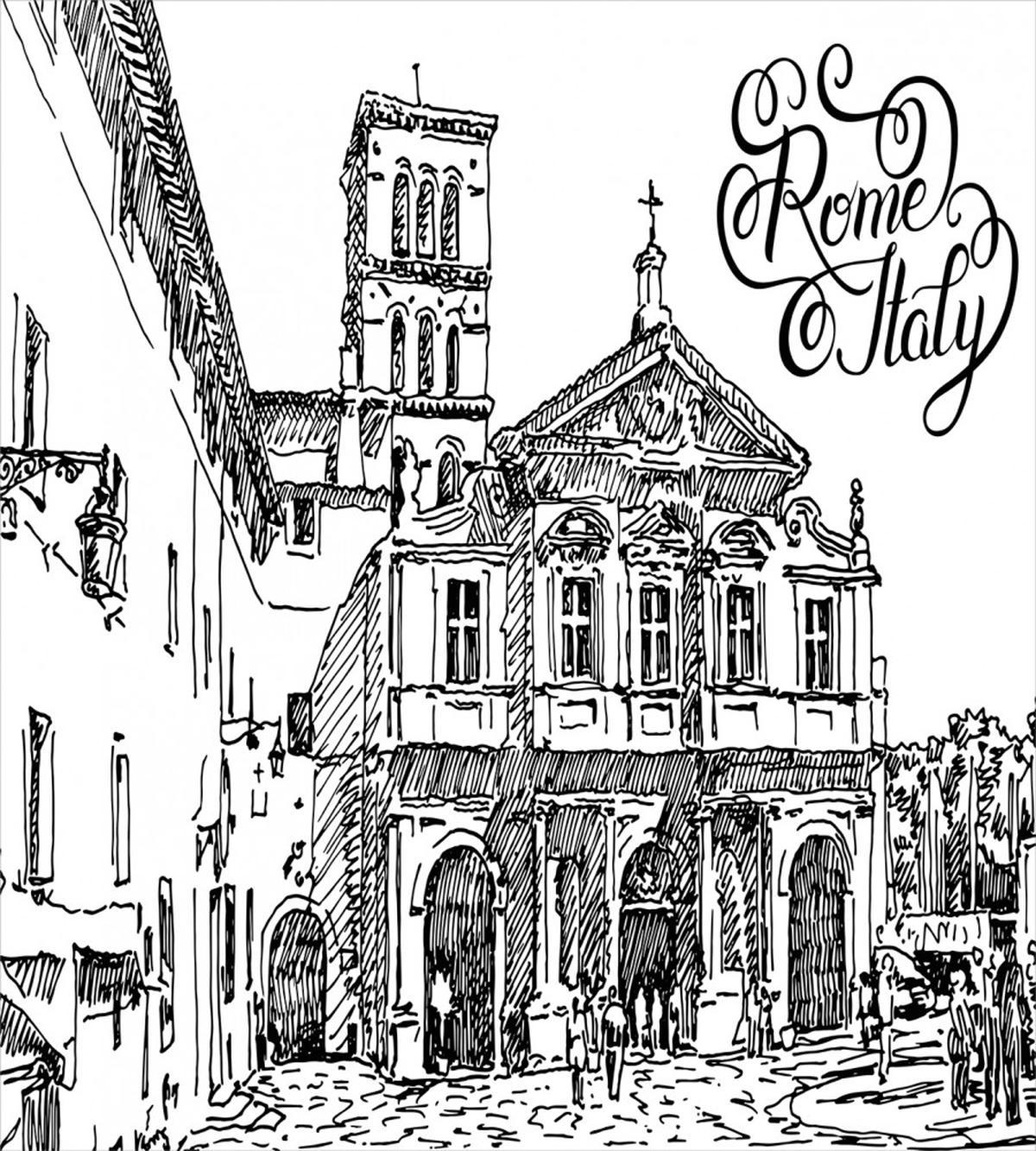 Scenery of Rome — Pattern