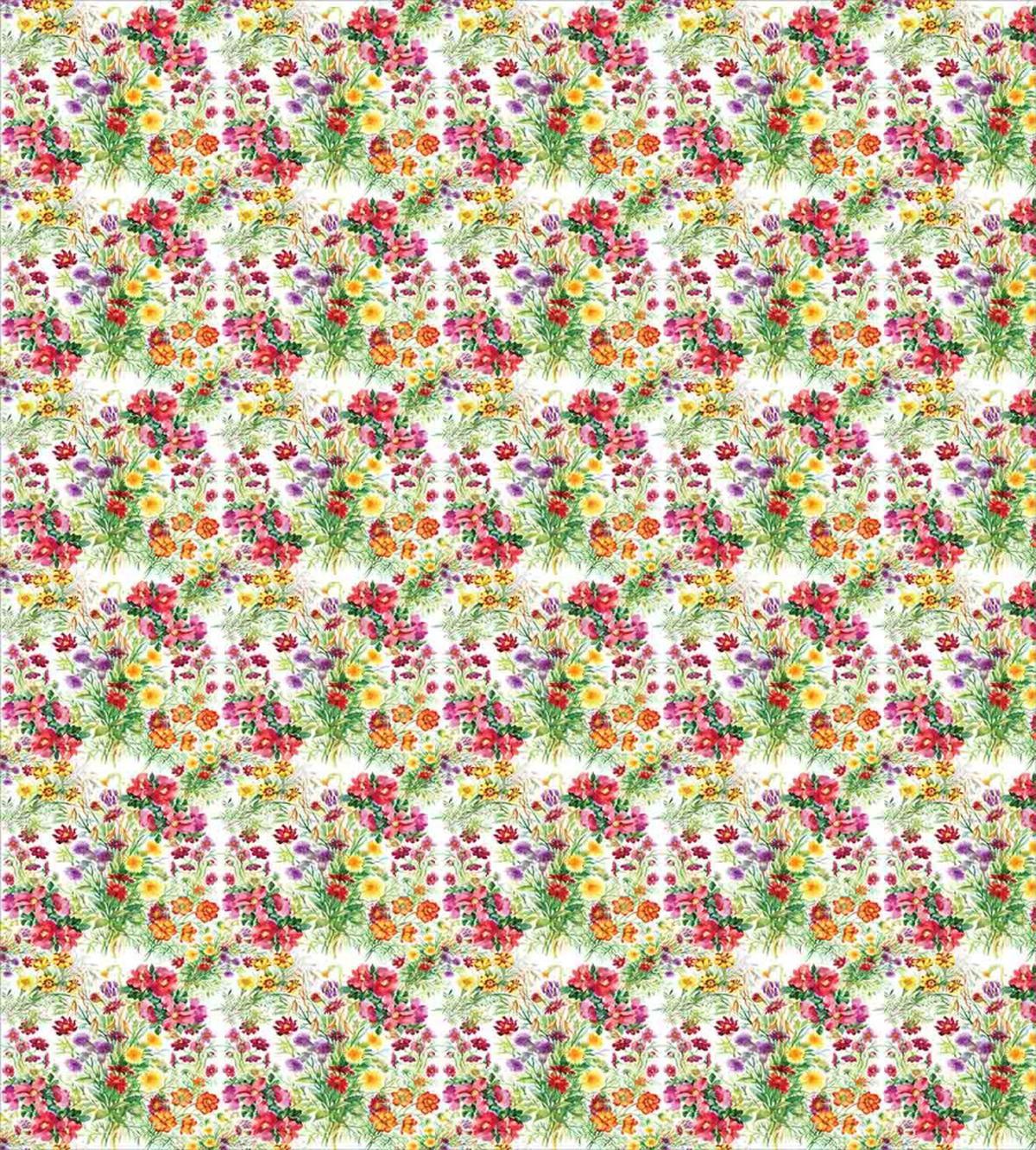 Watercolor Peony — Pattern