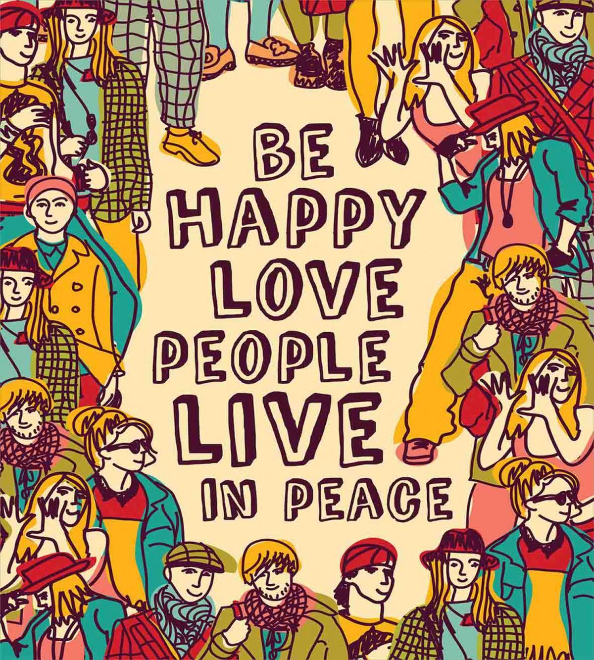 Love Peace Motivational — Pattern