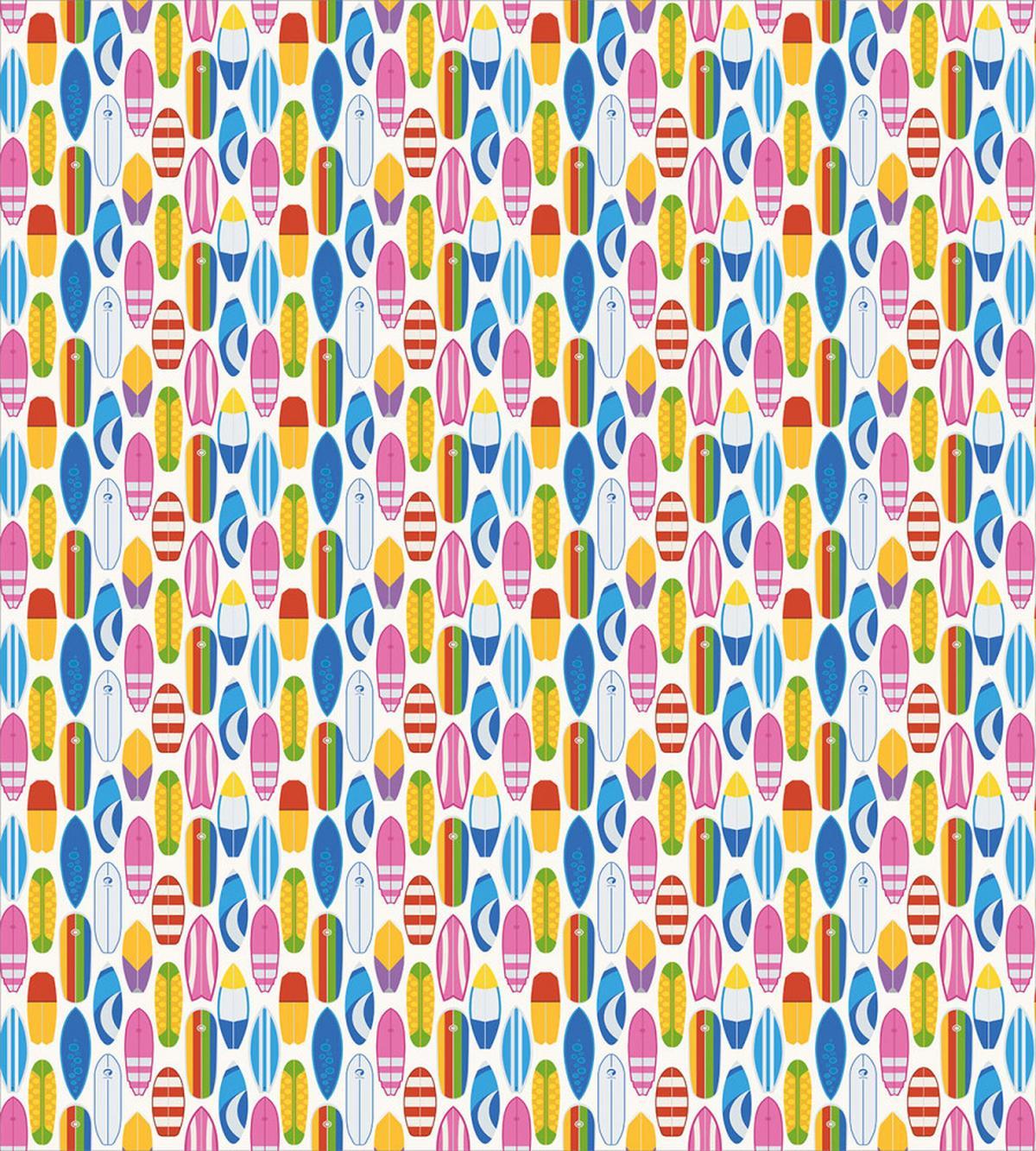 Colorful Summer Surfboards — Pattern