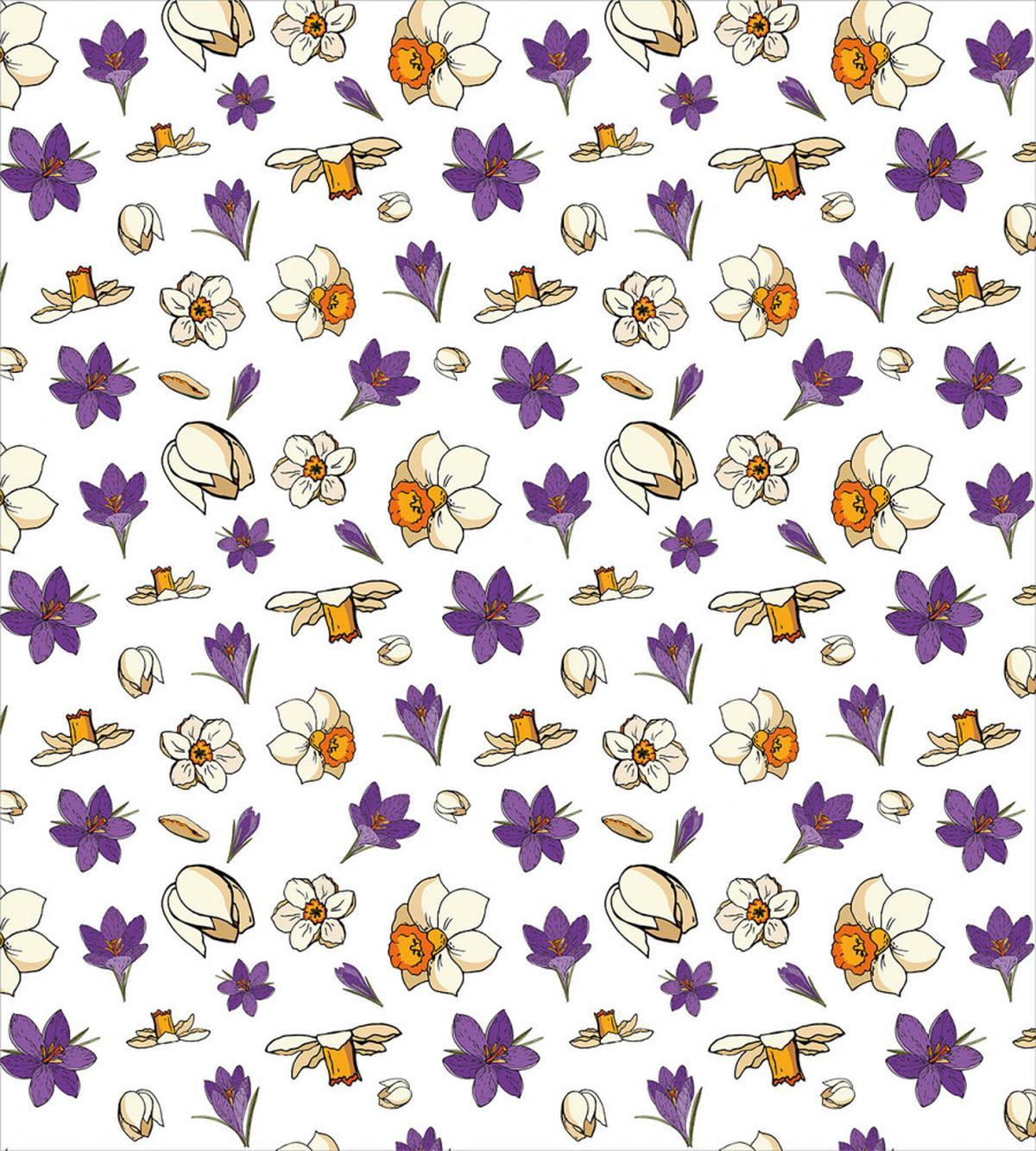 Graphic Daffodils Narcissus — Pattern