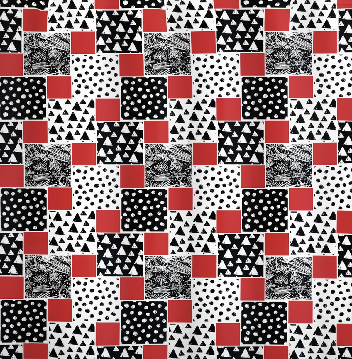 Modern Squares and Spots — Pattern