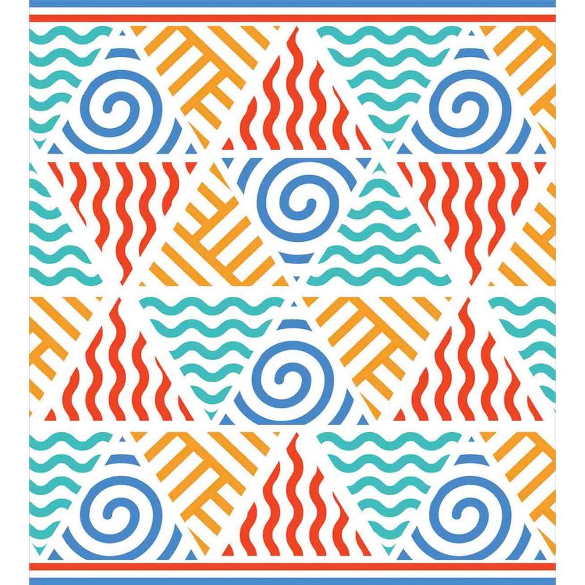4 Elements Retro Art — Pattern
