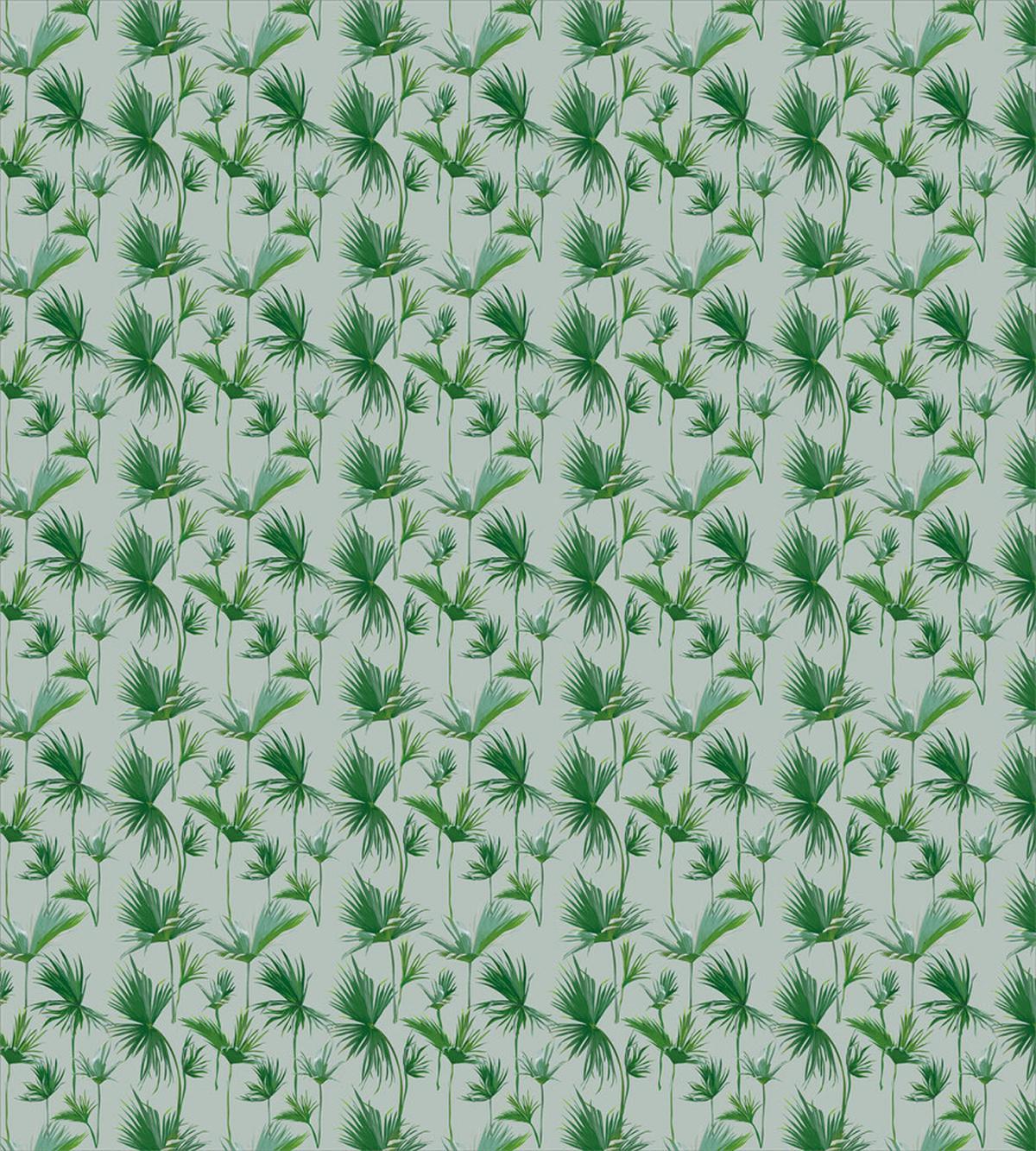 Scattered Palm Leaves Design — Pattern