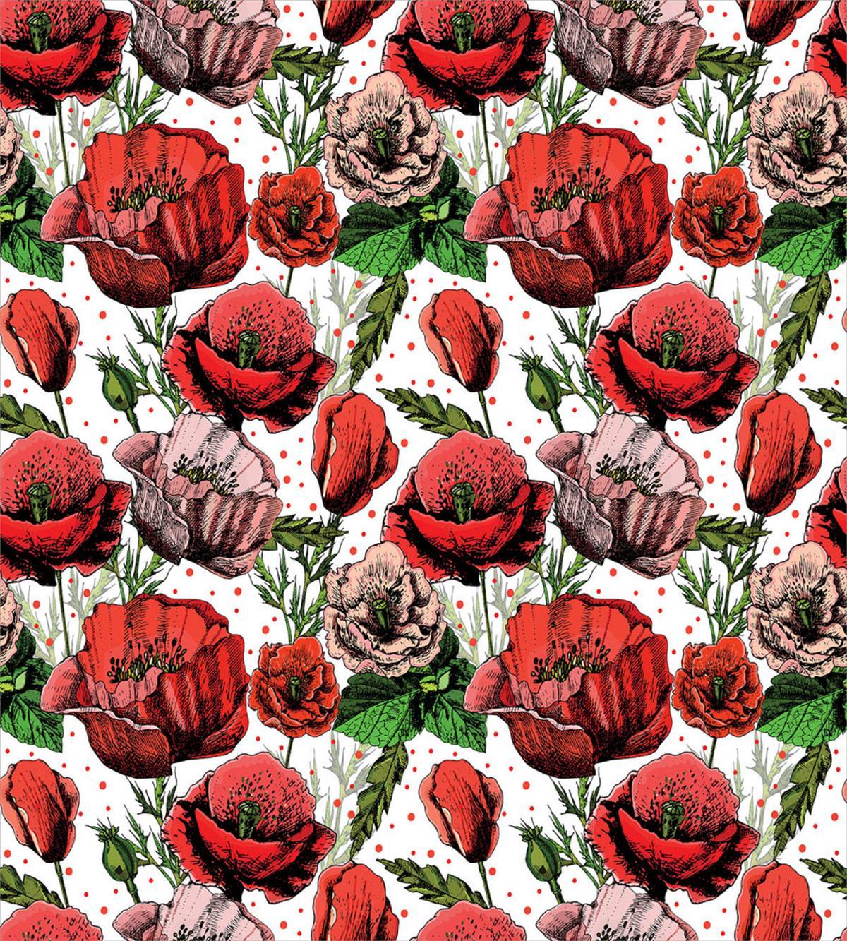 Colorful Petals Polkadots — Pattern