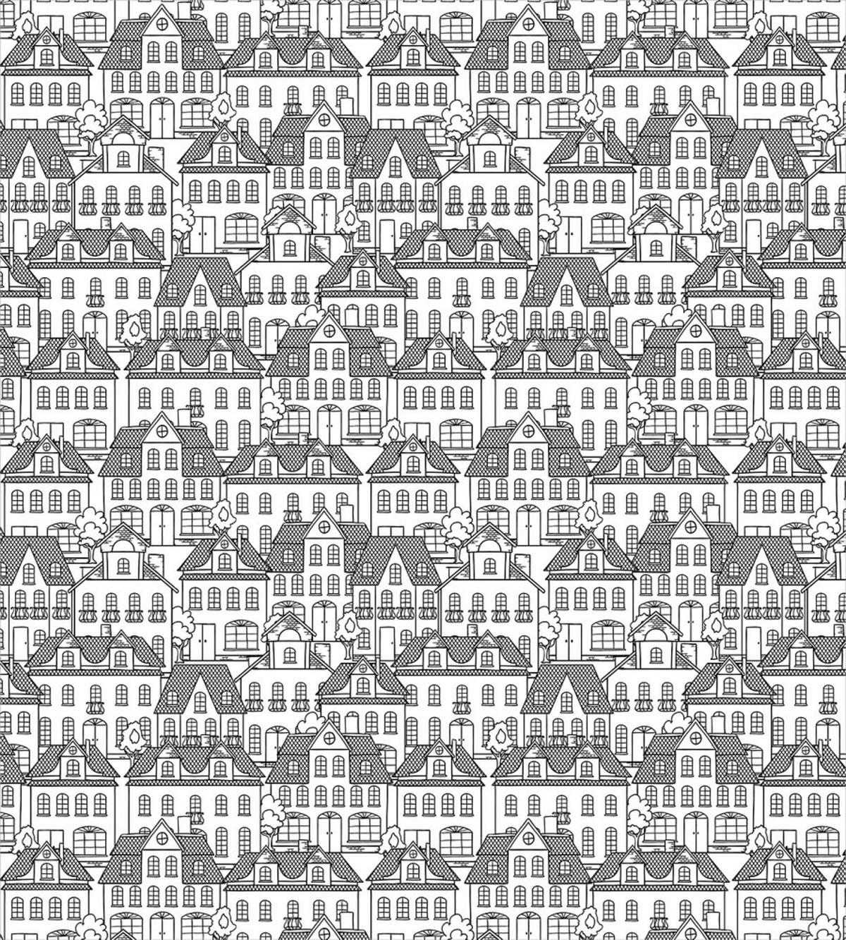 Houses and Trees Pattern — Pattern
