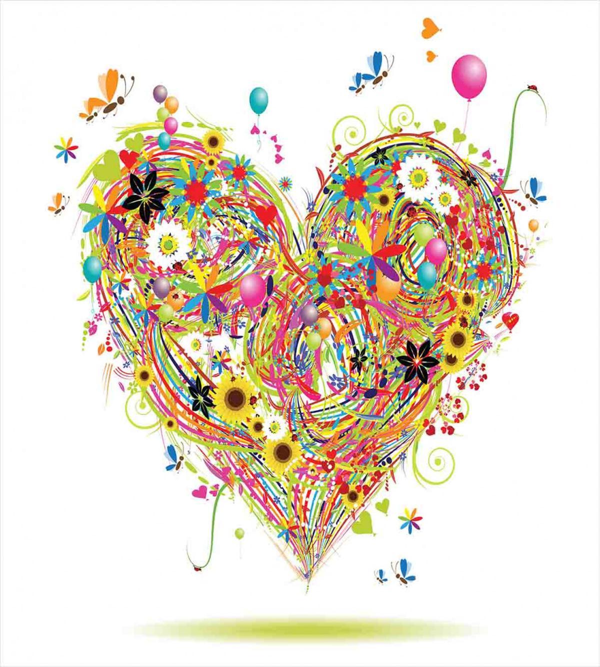 Watercolor Love — Pattern