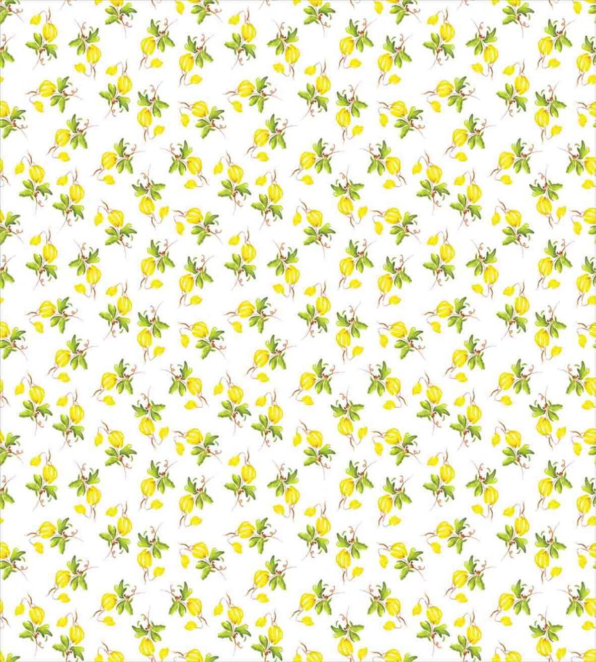 Watercolored Lemons — Pattern