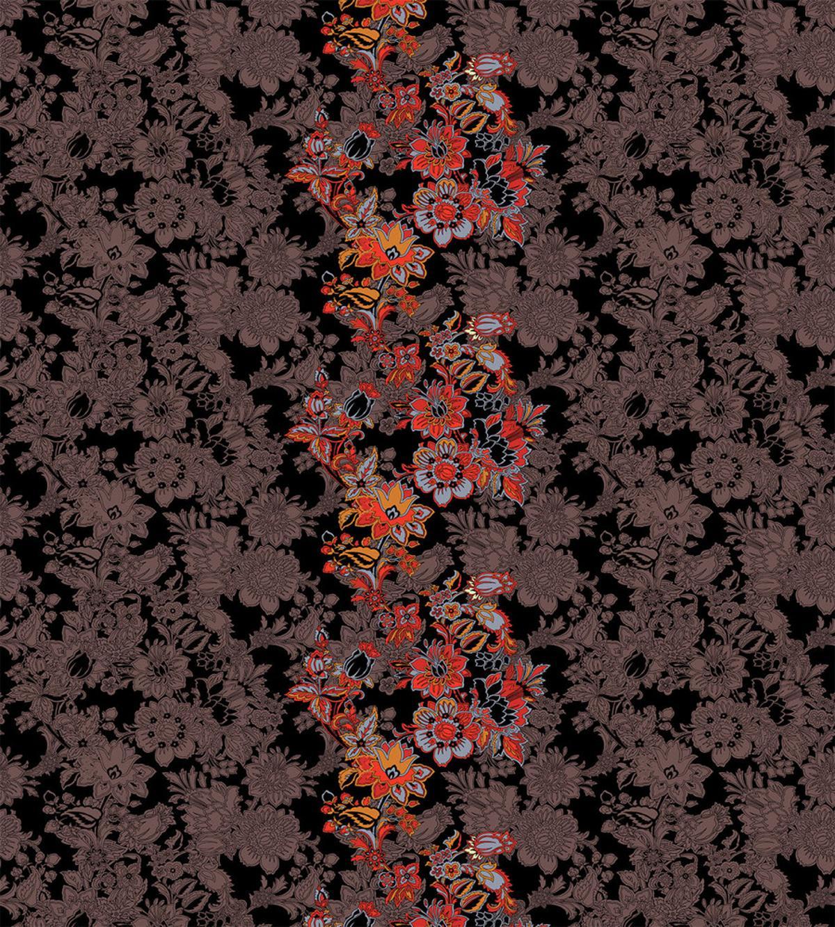 Japanese Vivid Florals — Pattern