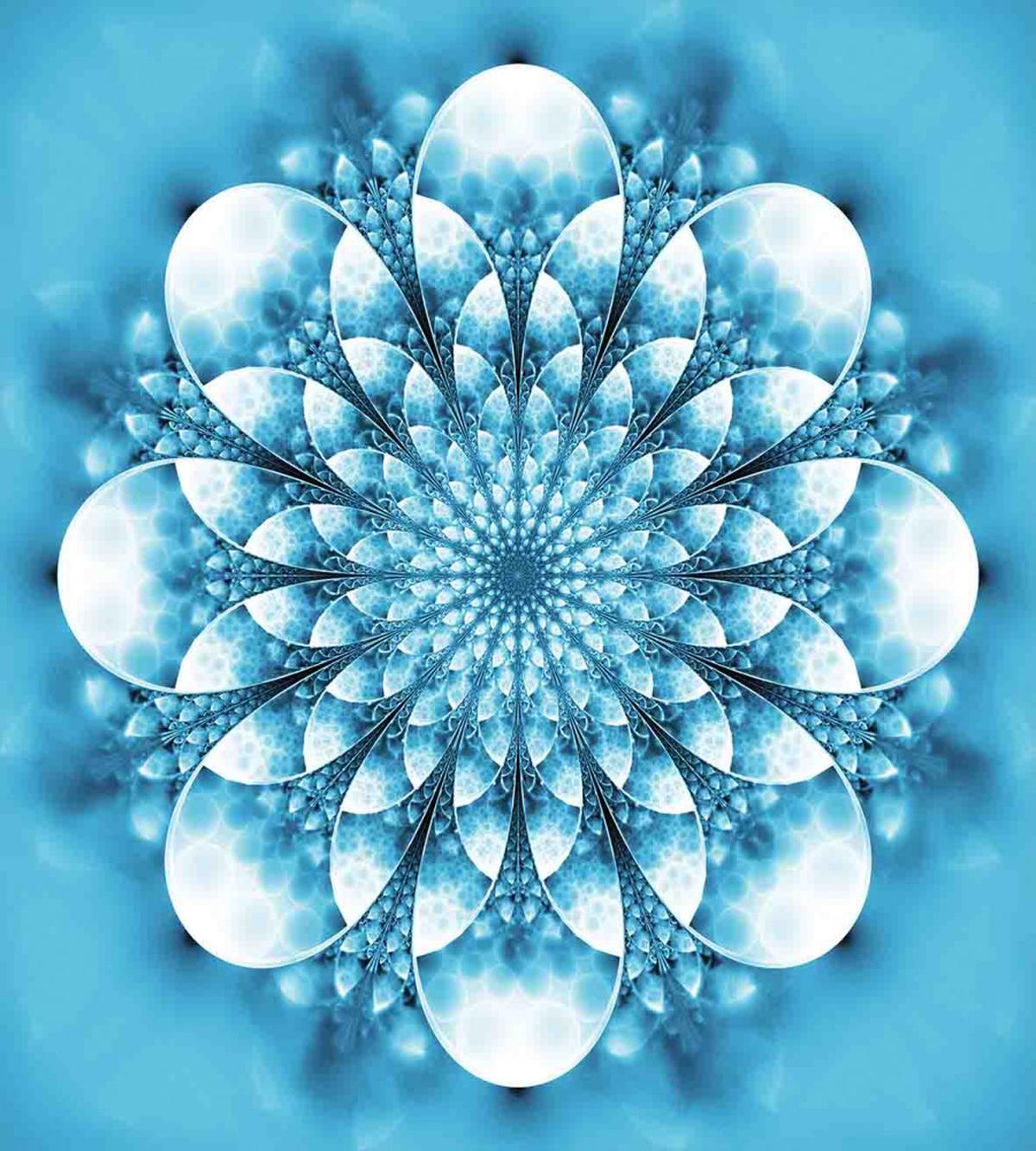 Abstract Exotic Flower — Pattern