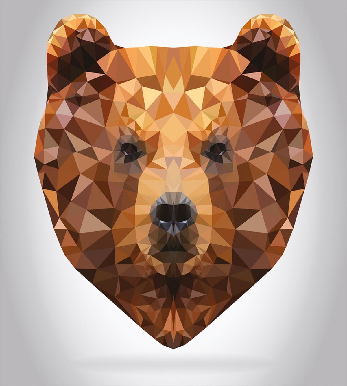 Geometric Modern Portrait — Pattern