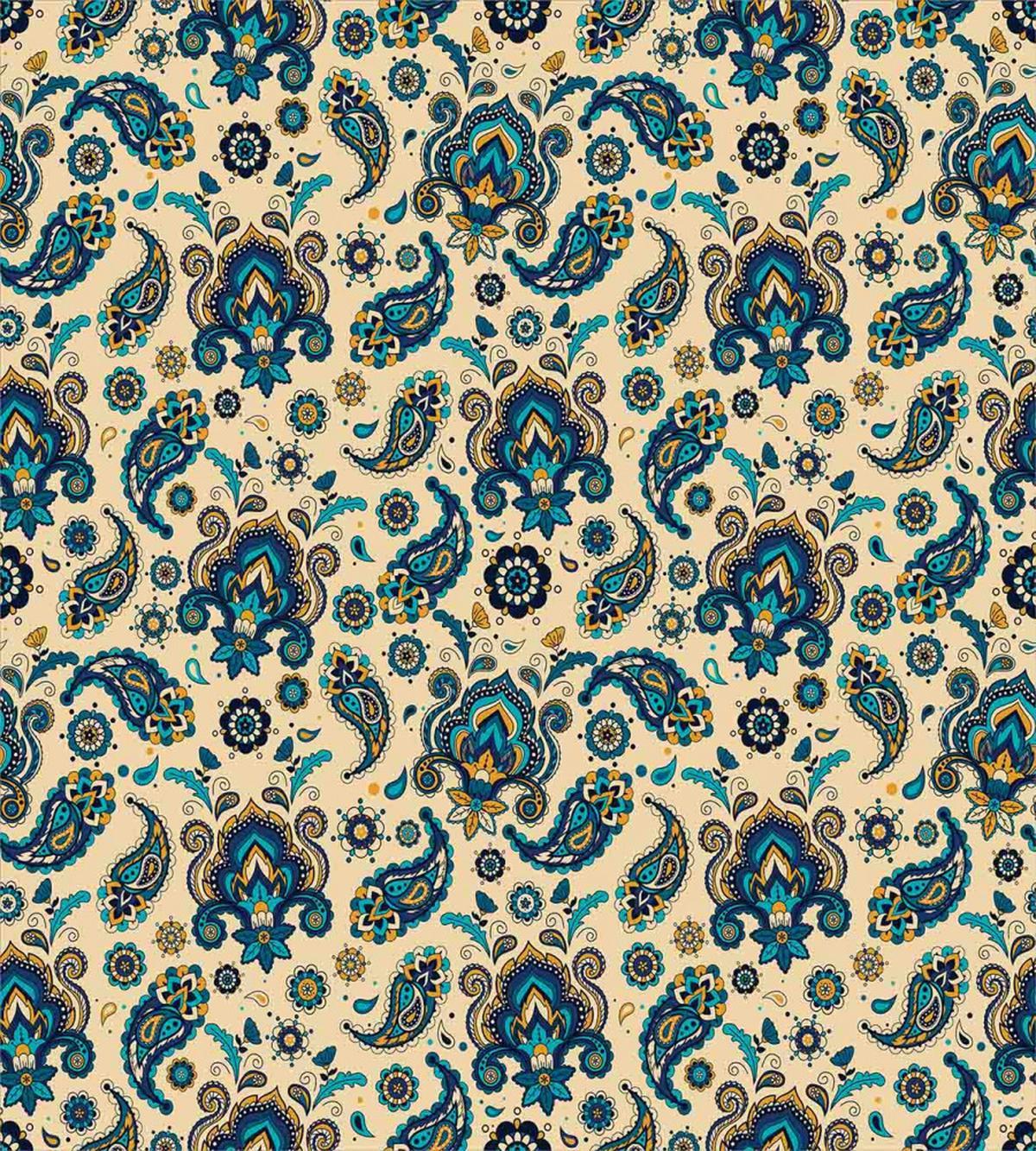 Vintage Colorful Floral — Pattern