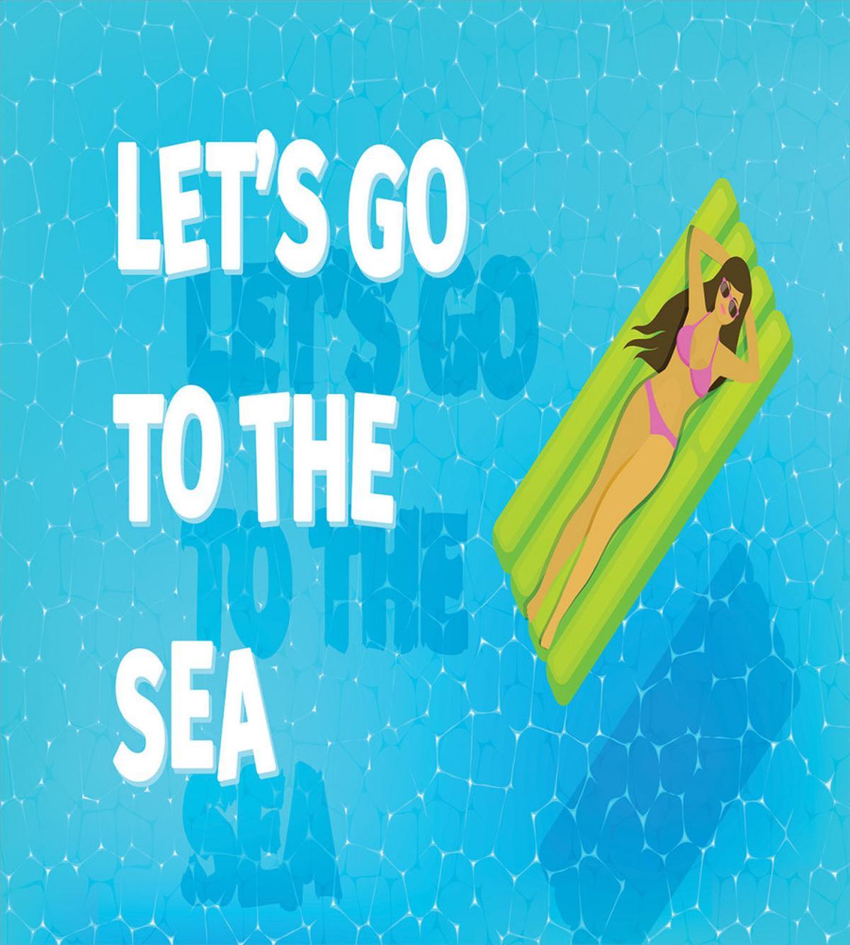 Lets Go to the Sea Message — Pattern
