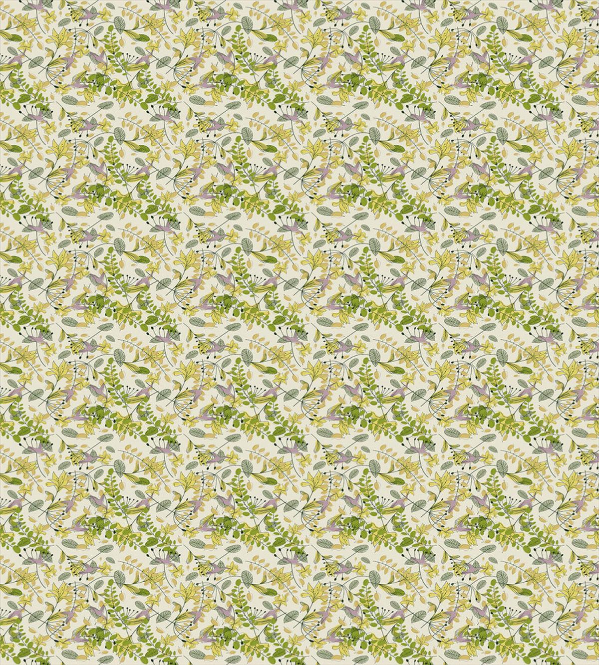 Garden Plants Floral Theme — Pattern