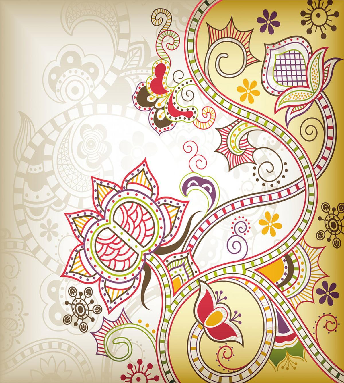 Flower Ornaments — Pattern