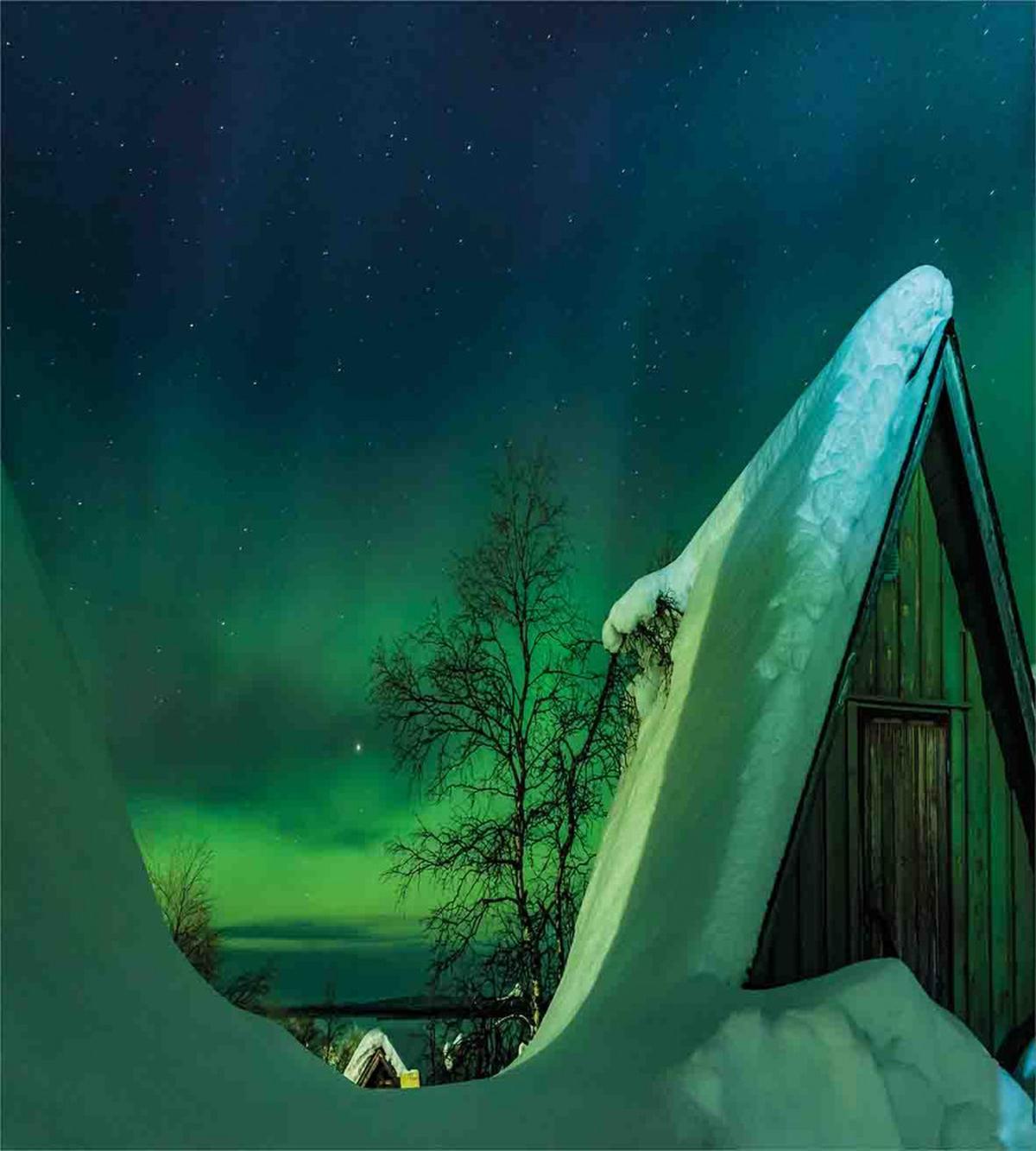 Wooden House Winter — Pattern