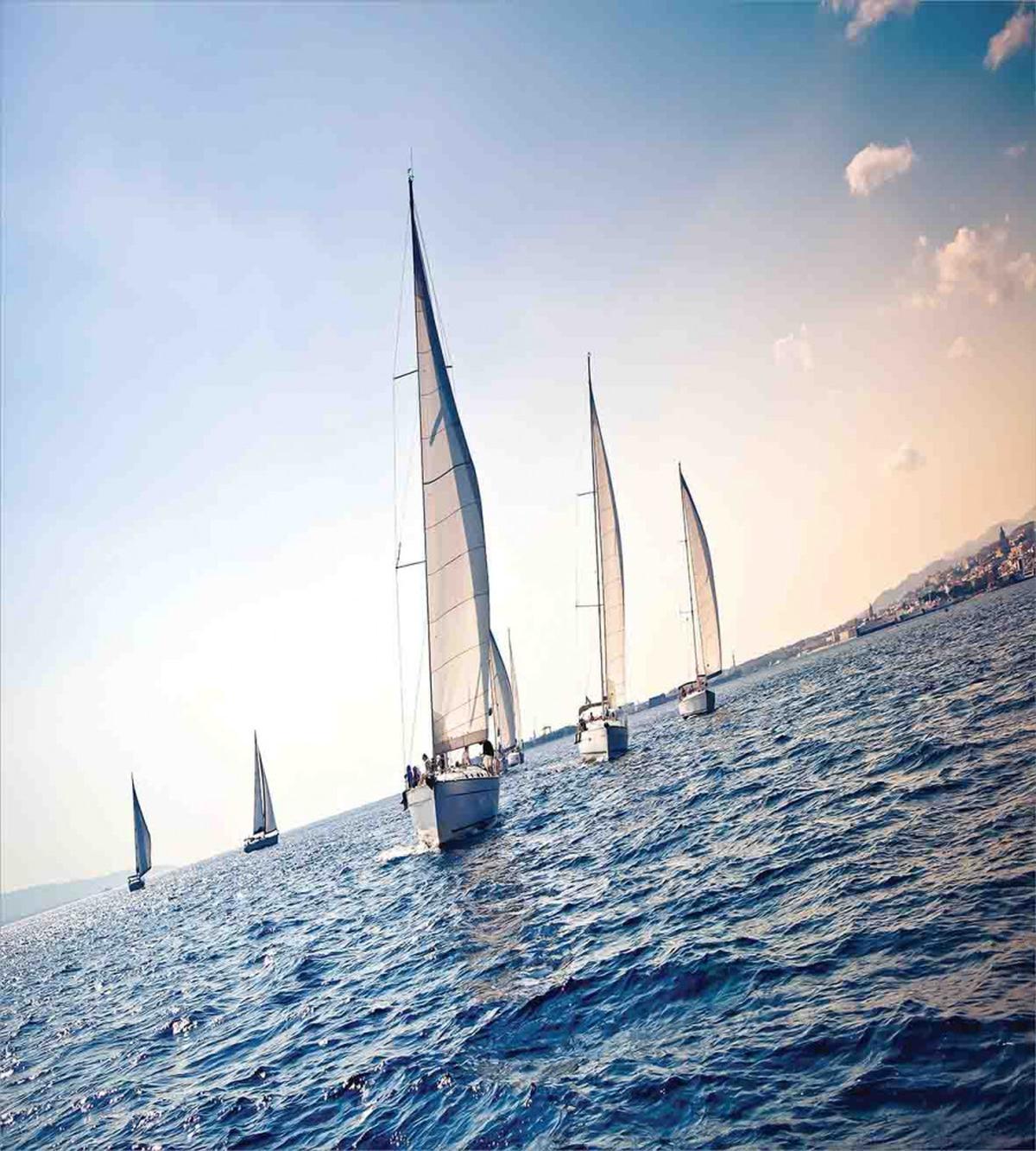 Racing Sport Sailboats — Pattern