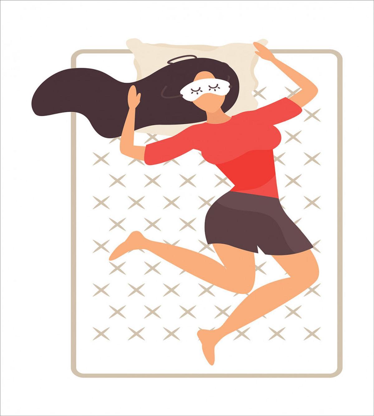 Beauty Sleeping Woman — Pattern