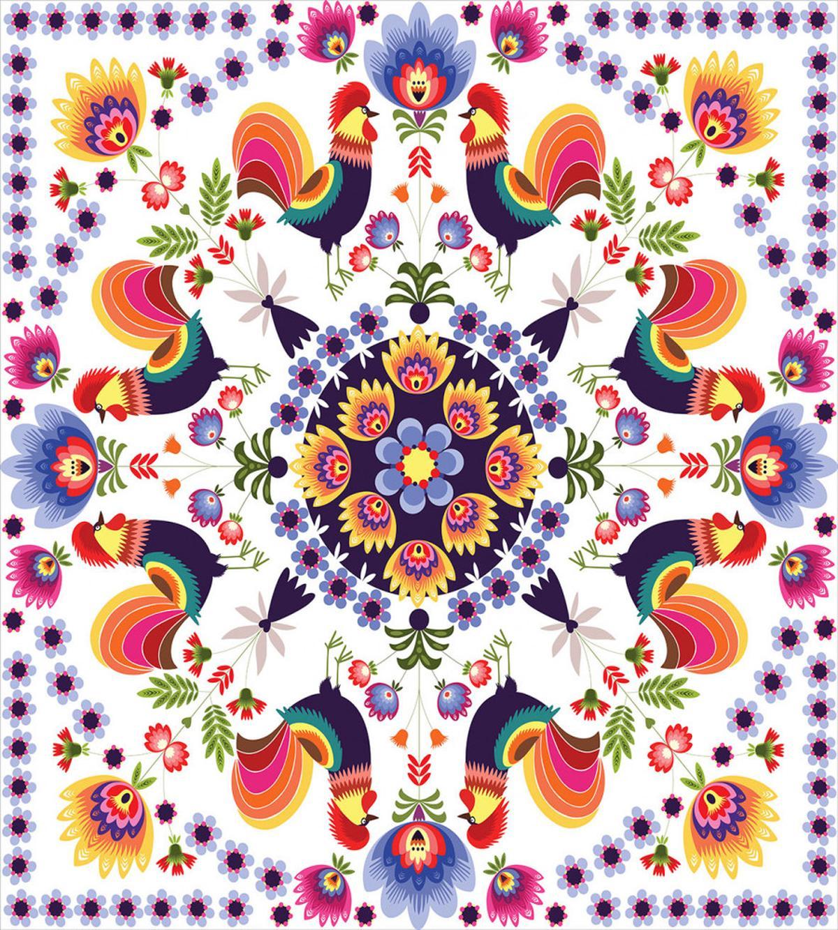 Folkloric Flowers — Pattern