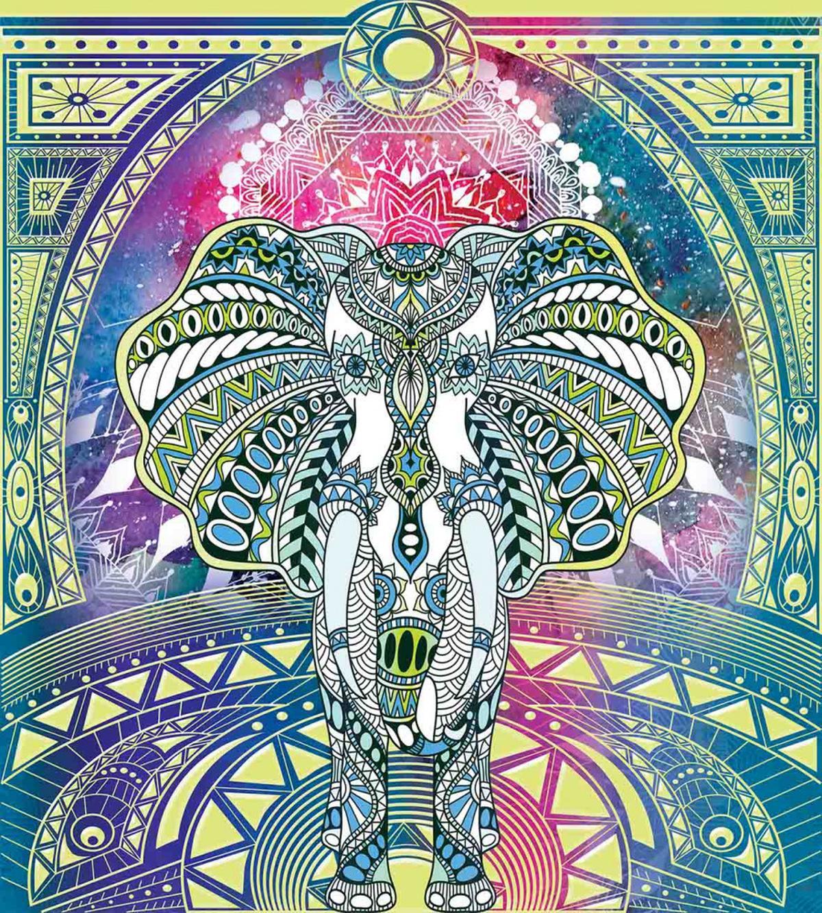 Ancient Figures Elephant — Pattern