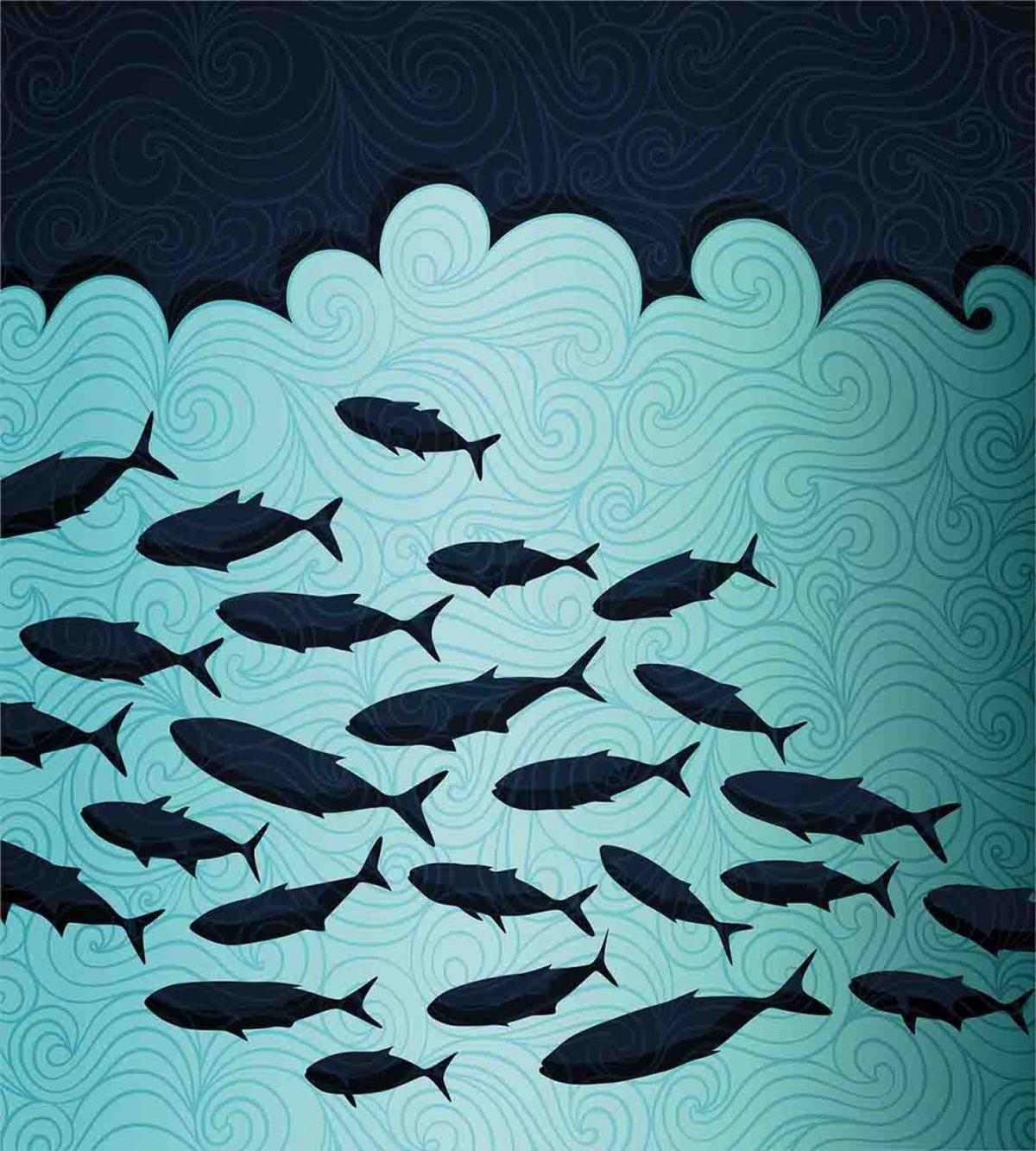 Surreal Ocean Life Theme — Pattern