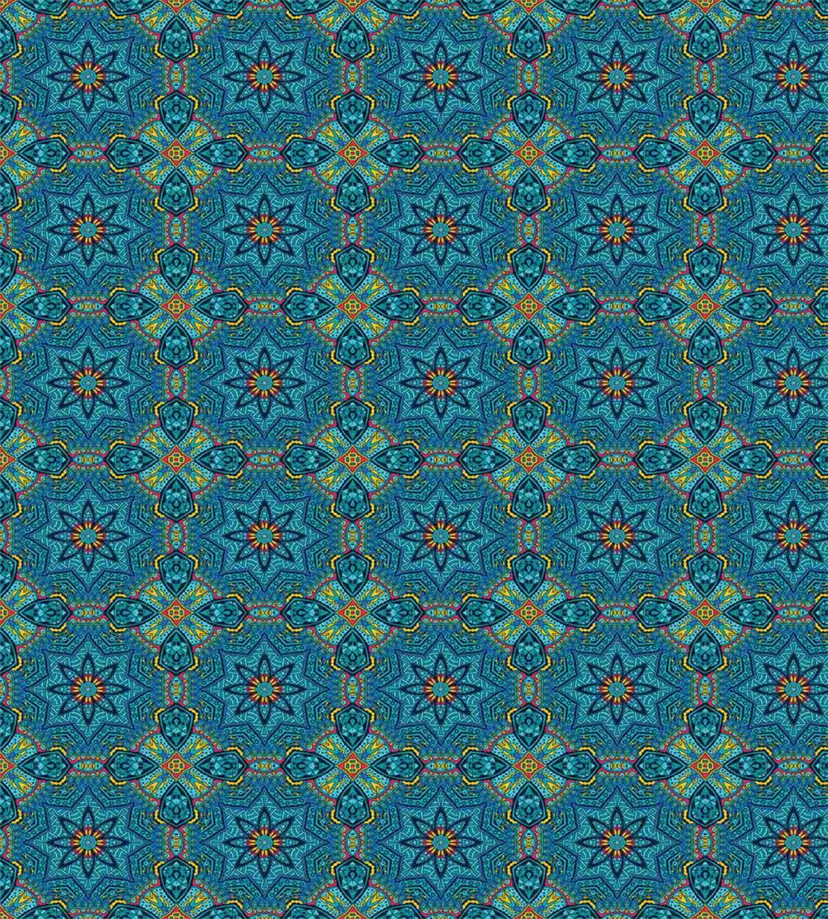 Colorful Blooming Flora — Pattern