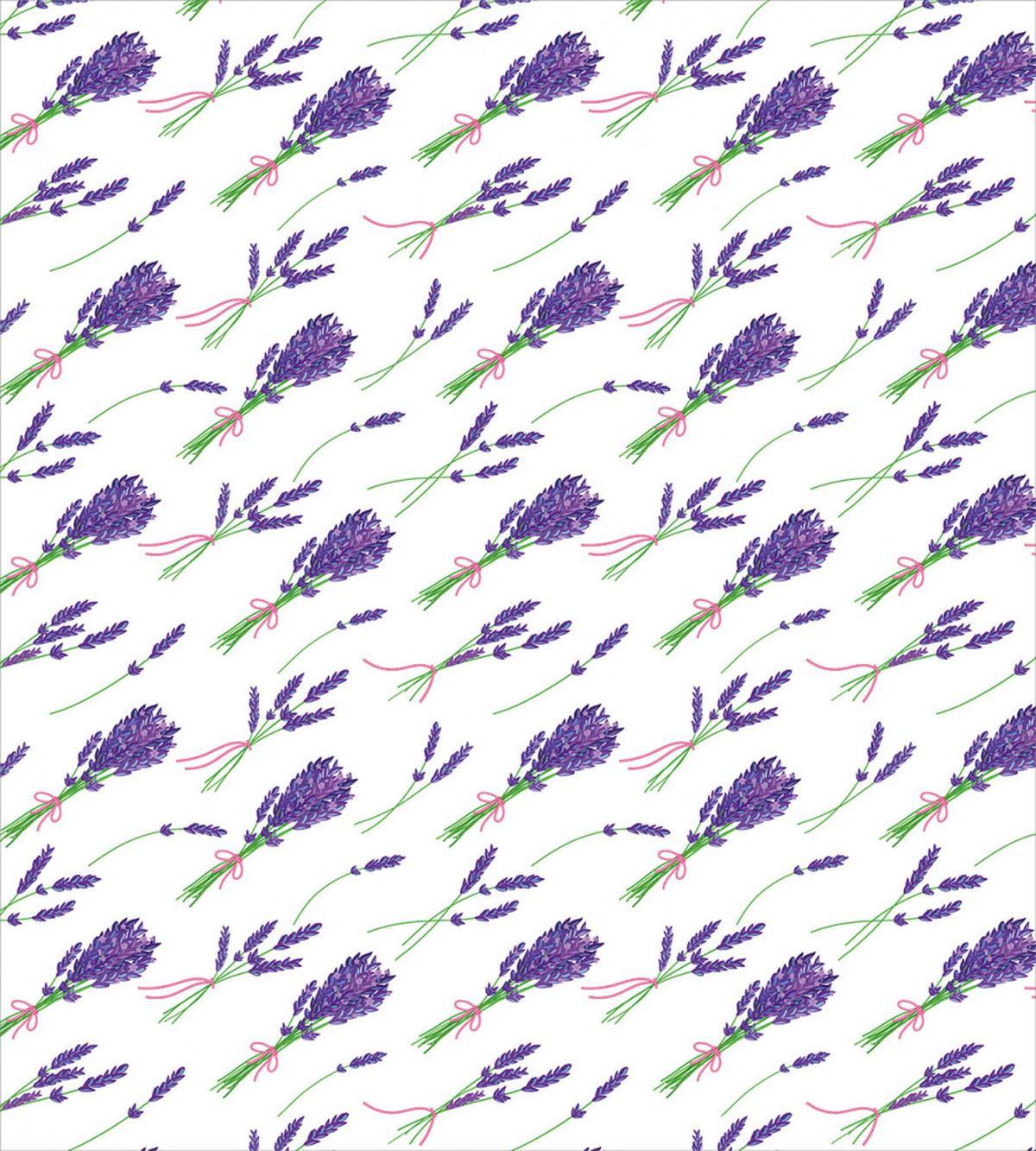 Repeated Lavender Bouquets — Pattern