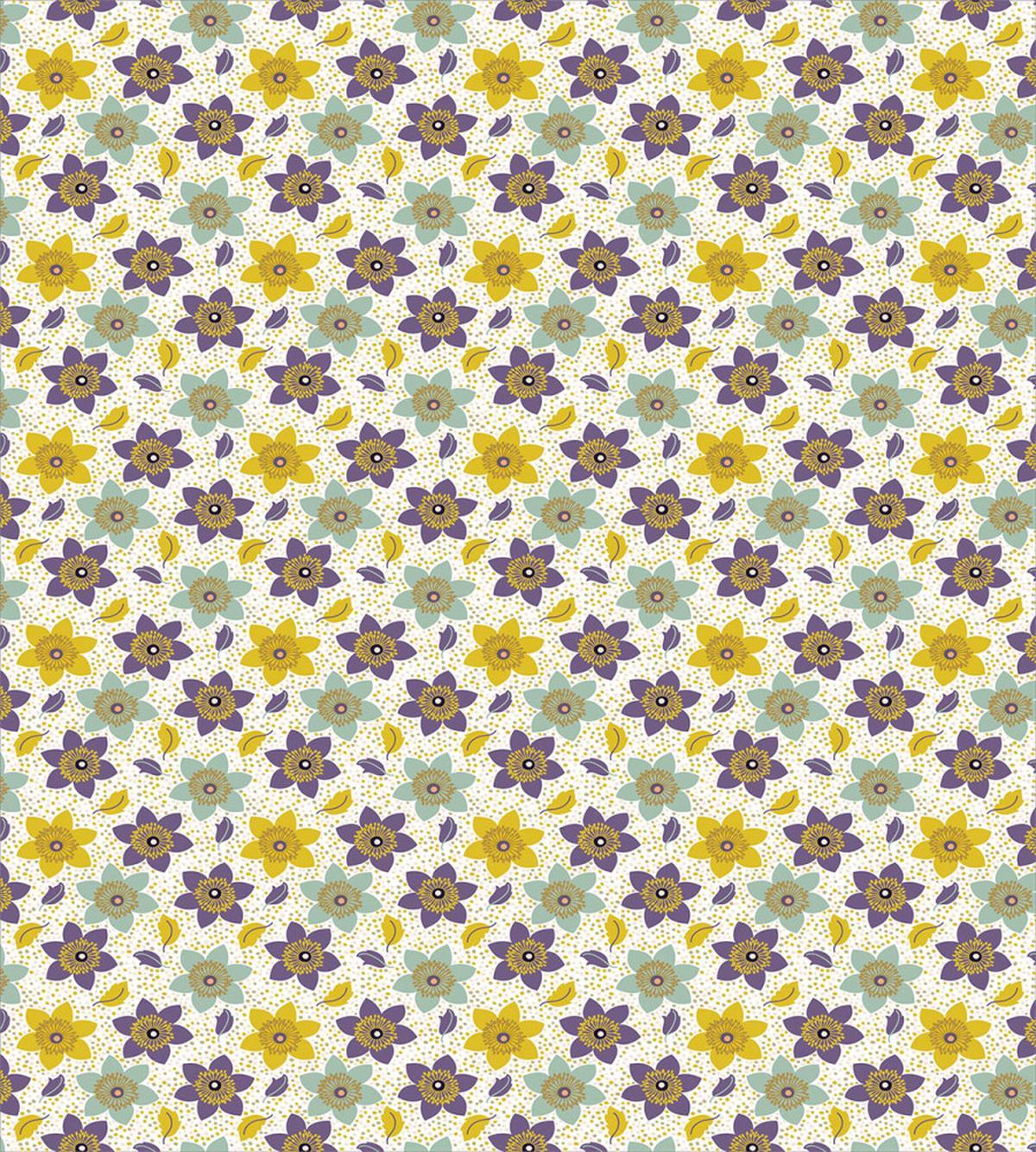 Creative Dots and Flowers — Pattern