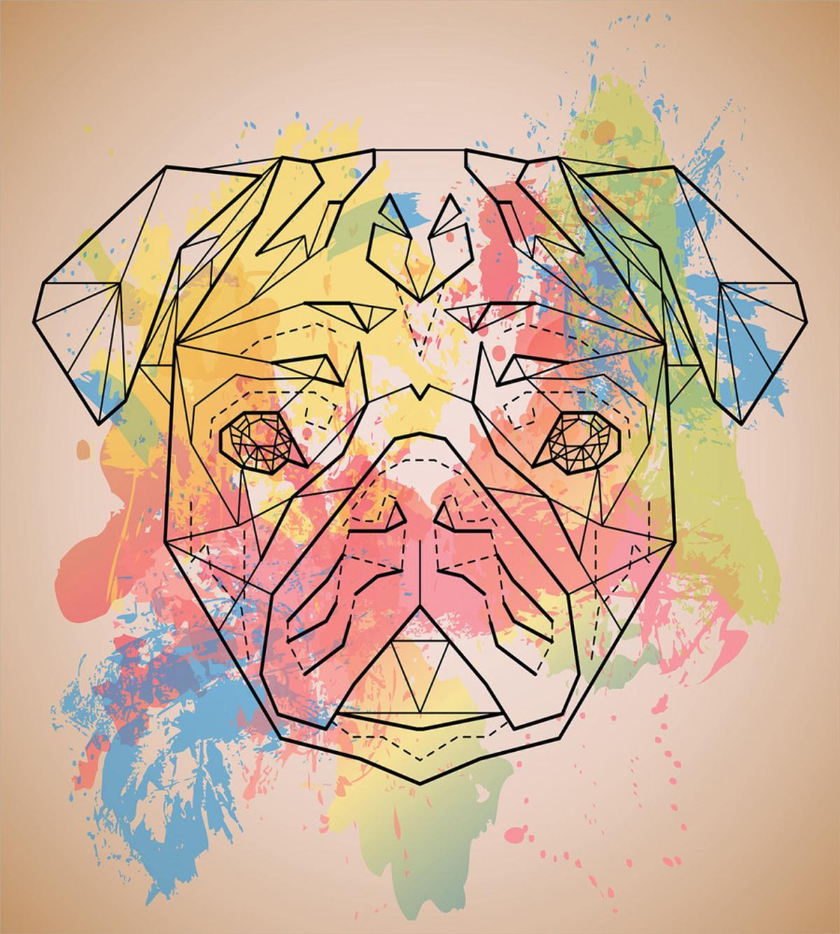 Vibrant Colored Line Art — Pattern