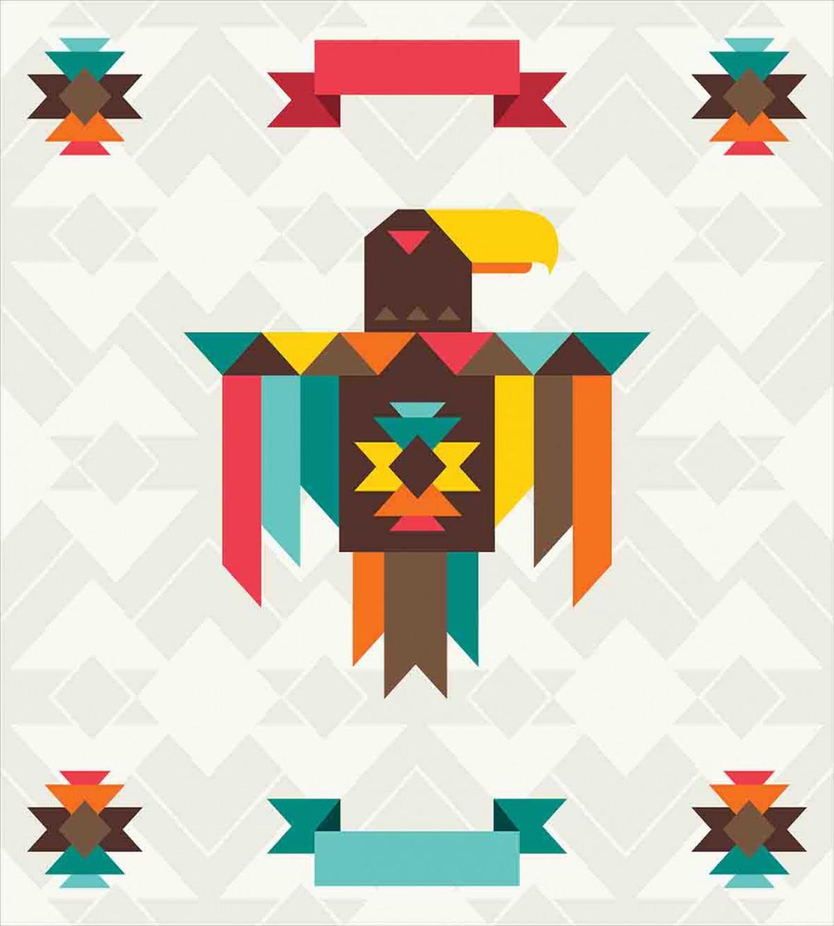 Folk Totem Eagle — Pattern