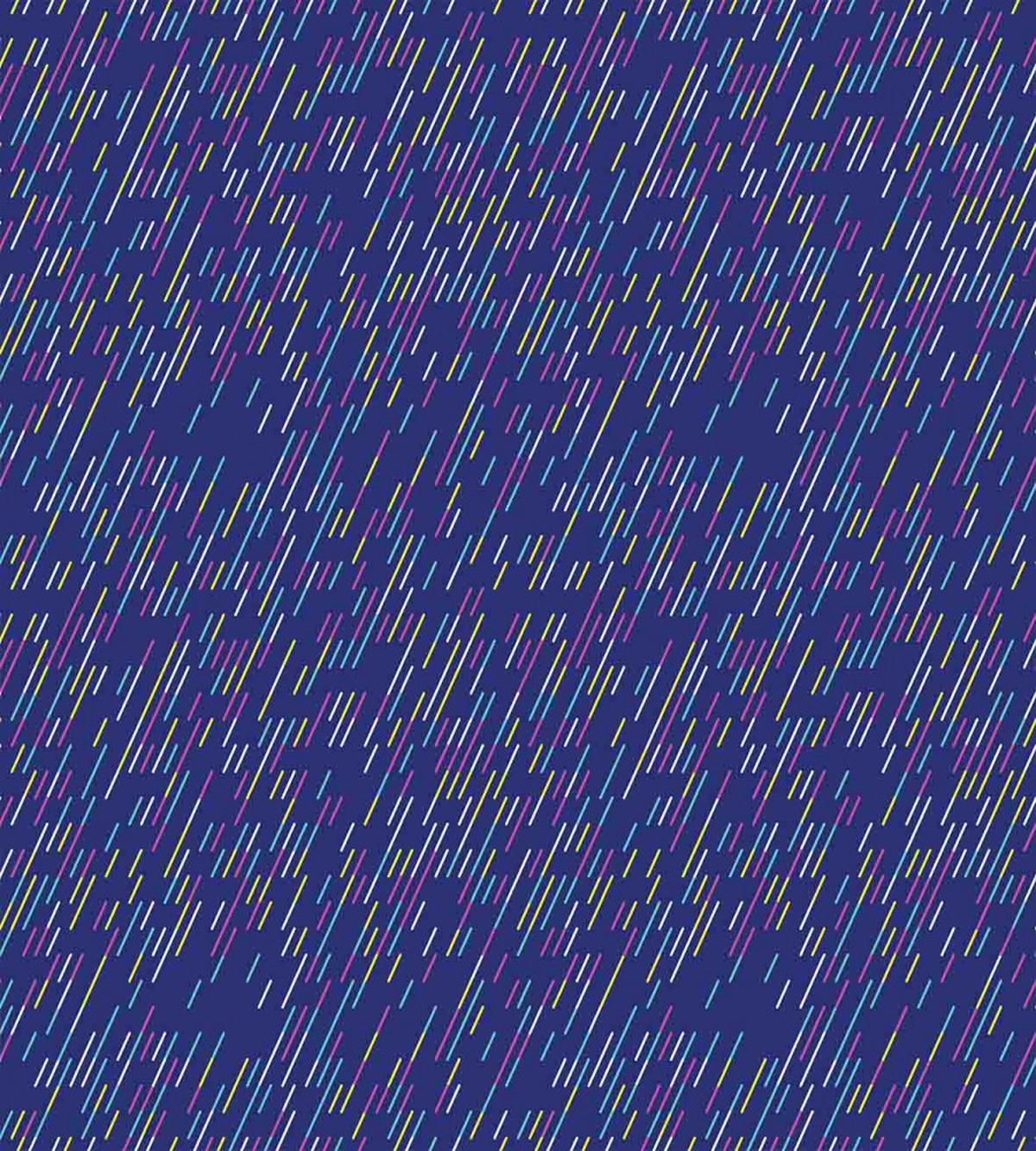 Memphis Style Rainbow Colors — Pattern
