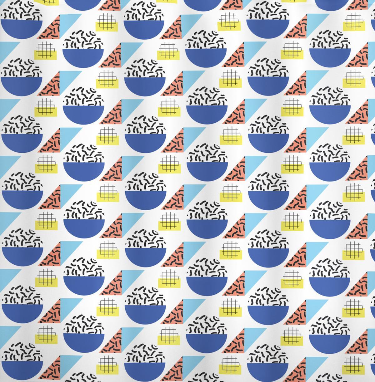 Abstract Rounds Triangles Artsy — Pattern