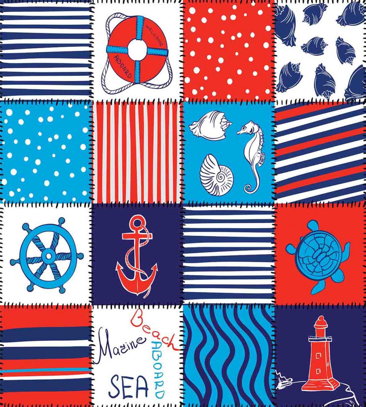 Anchor Helm and Fish — Pattern