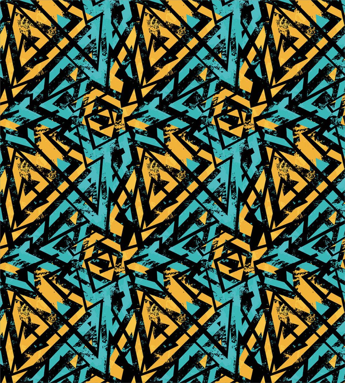 Retro Style Street Art — Pattern
